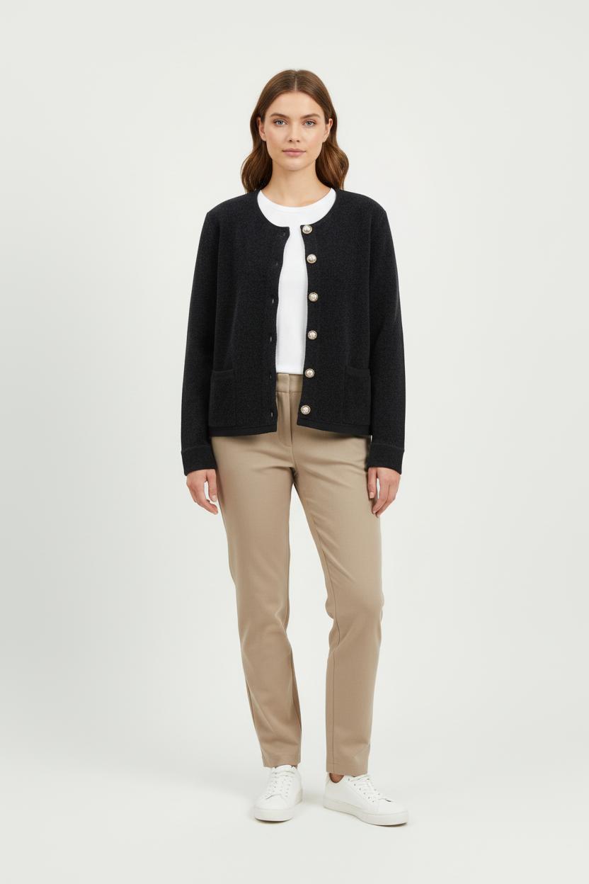 Cardigan TARA JARMON - Seconde Main Black