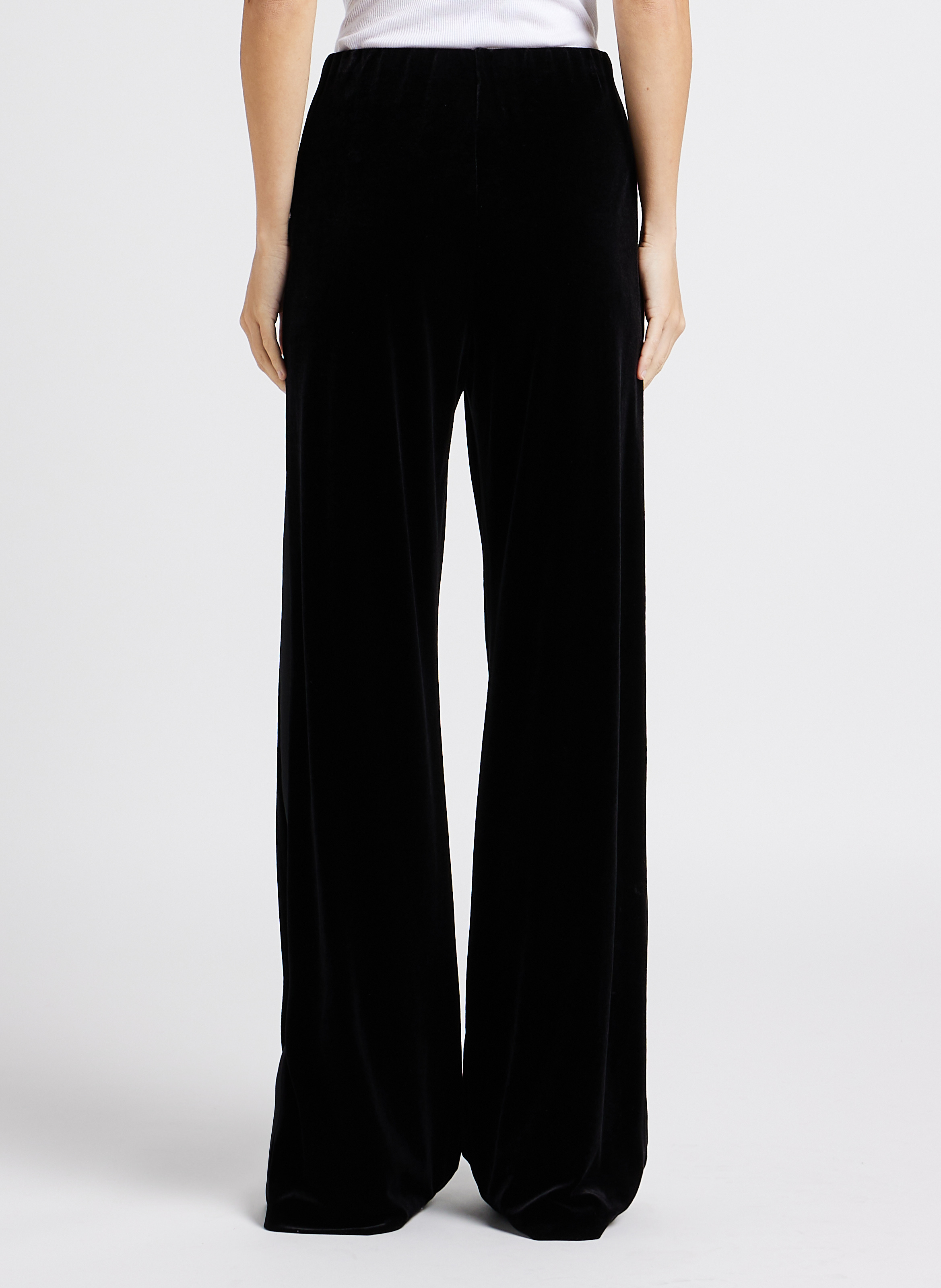 High-waisted wide-leg pants MAX&Co. Black