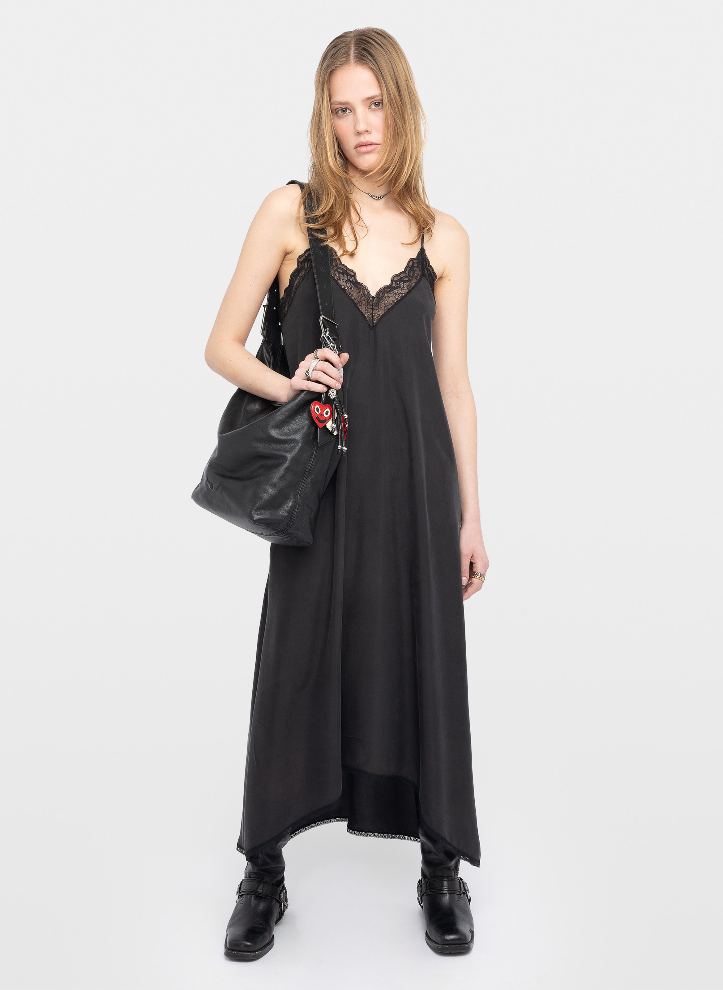 Long silk dress ZADIG&VOLTAIRE Black