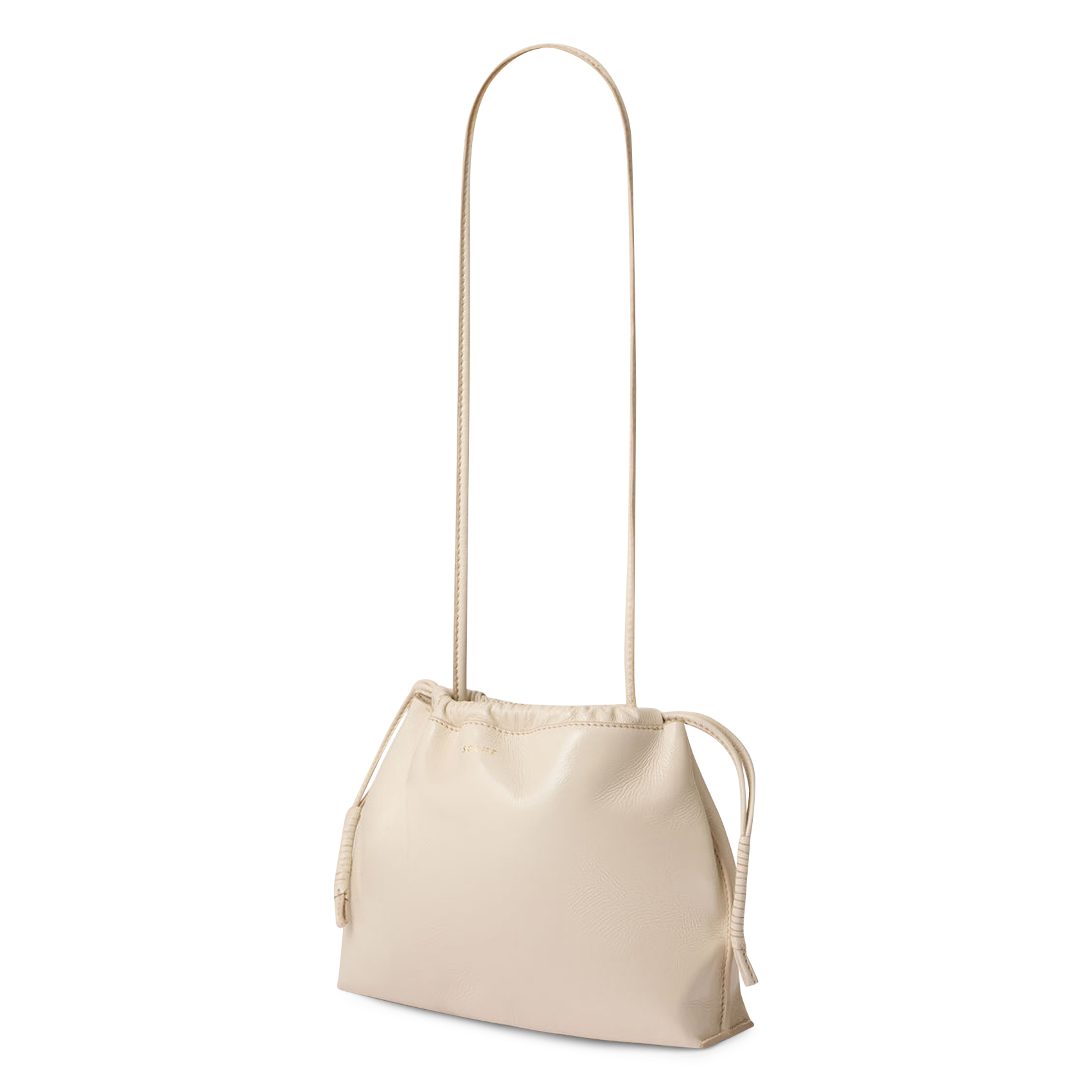 Patent leather shoulder bag SOEUR Beige