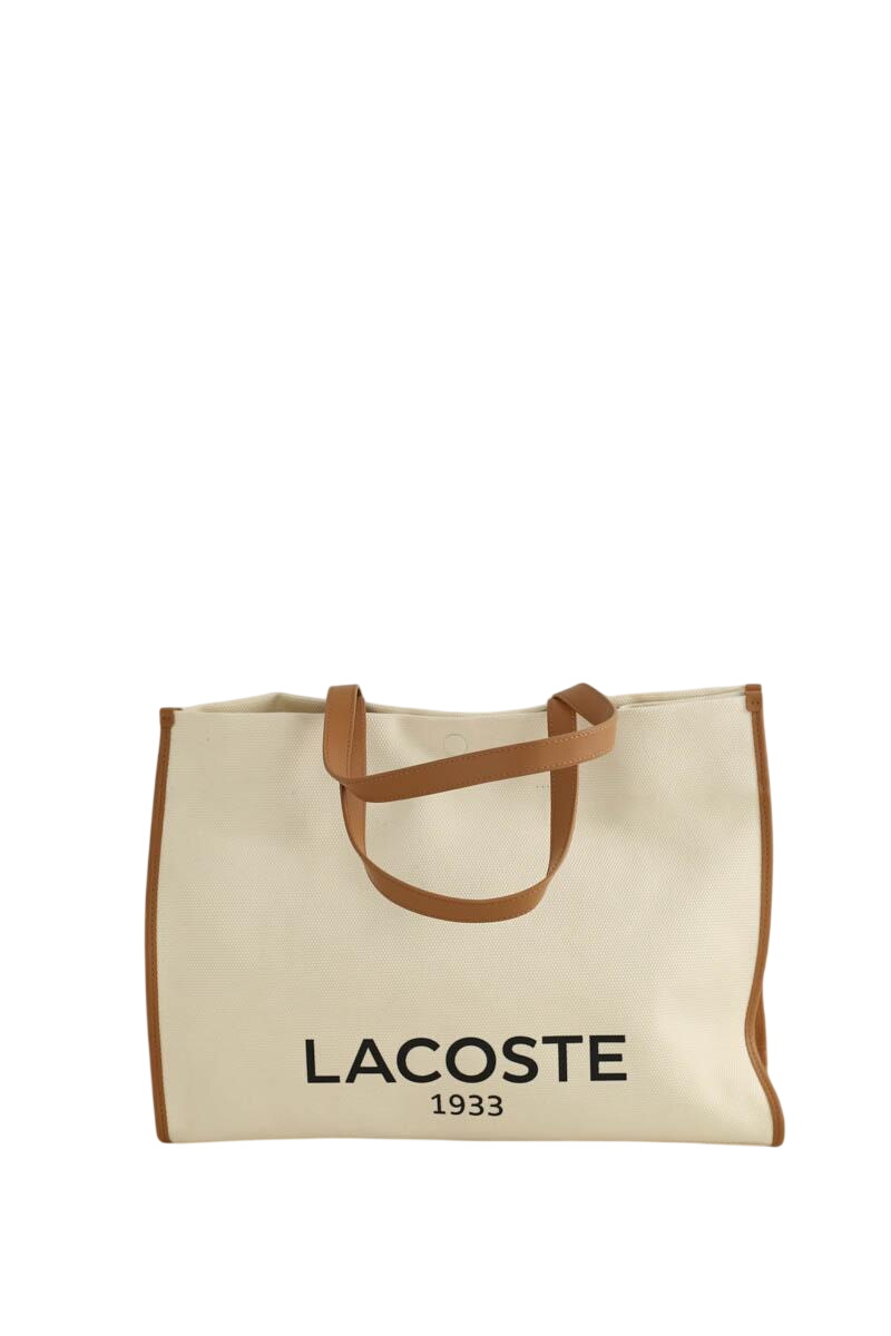 Tote bag LACOSTE - SECONDE MAIN Beige