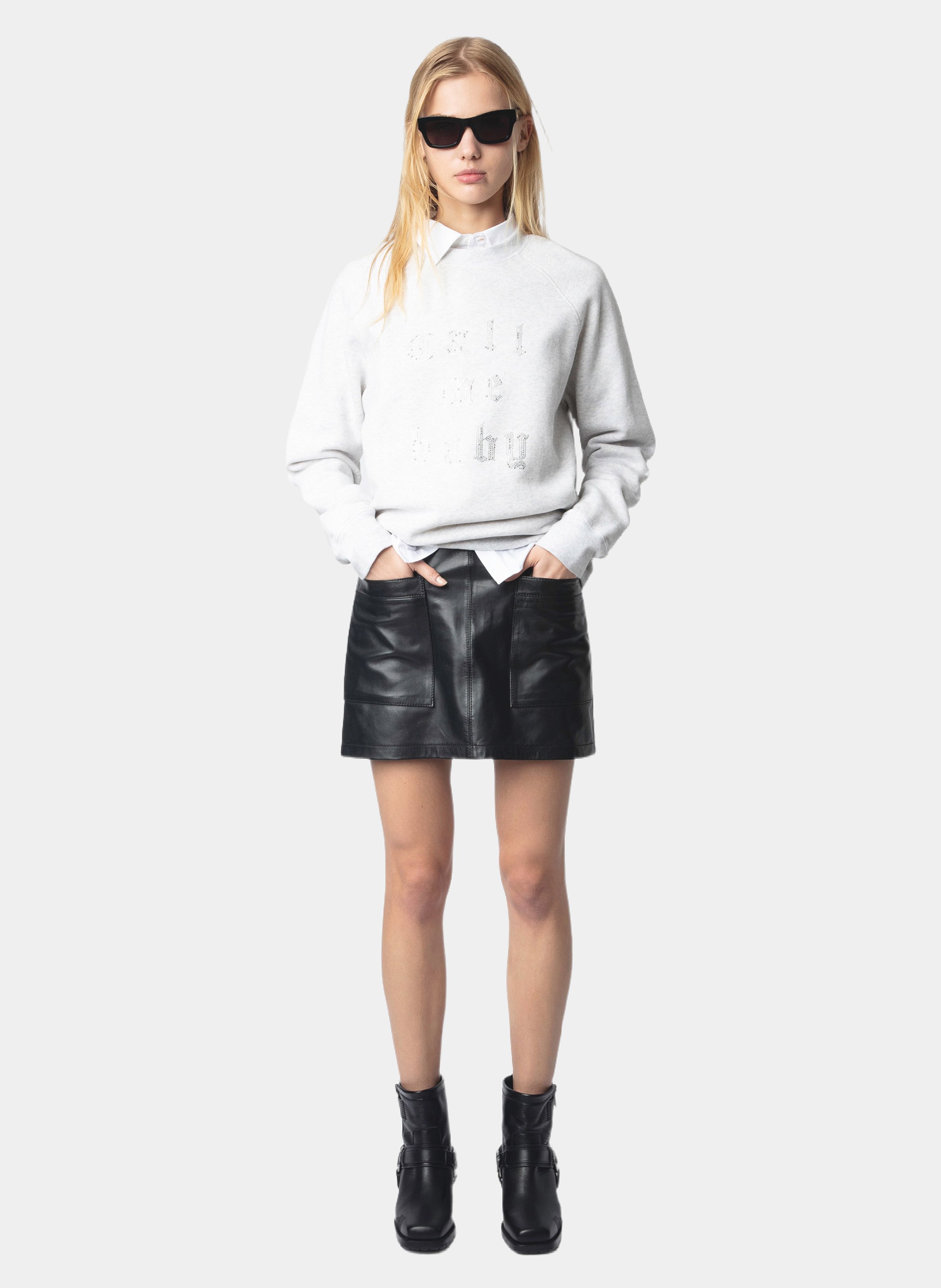 Effen sweater | Grijs ZADIG&VOLTAIRE Dames