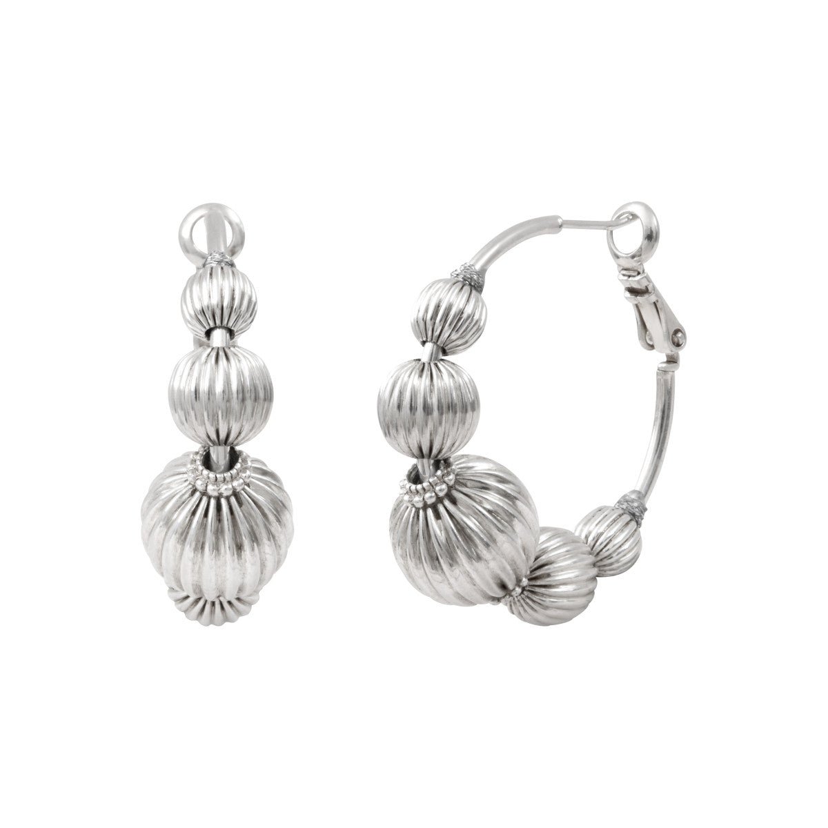 Hoop earrings SATELLITE PARIS Silver