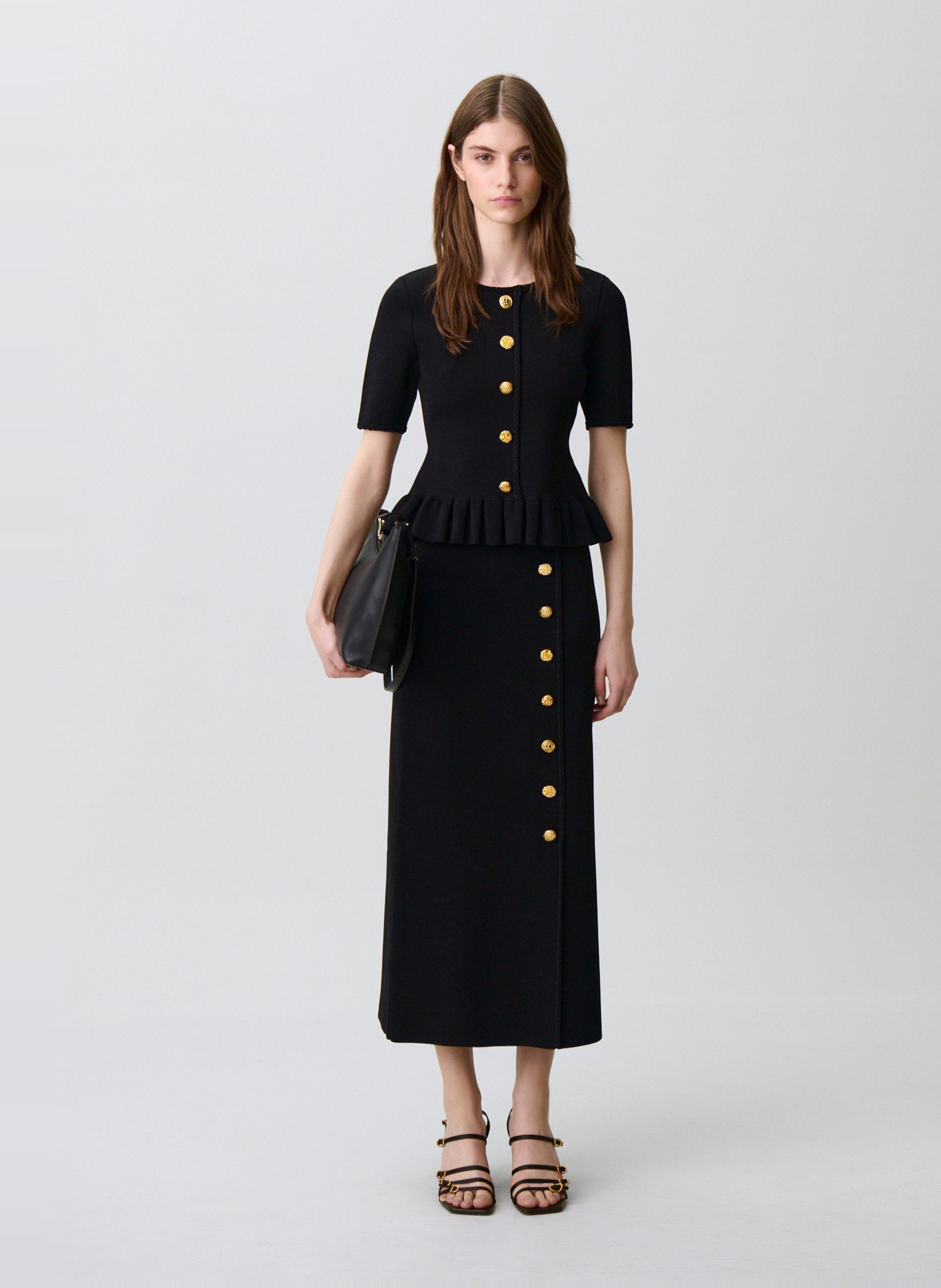 Round-neck top CLAUDIE PIERLOT Black