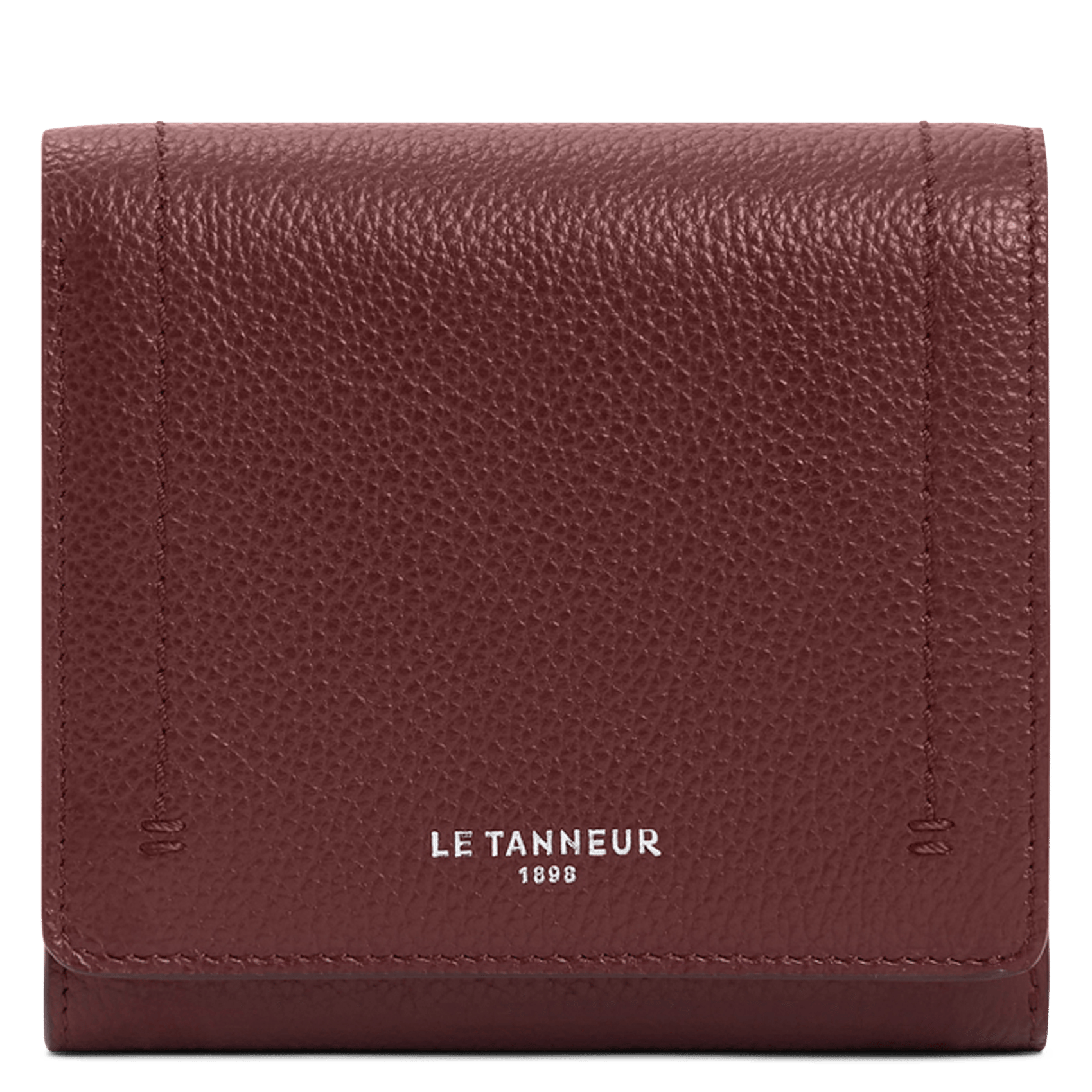Portefeuille en cuir LE TANNEUR Rouge