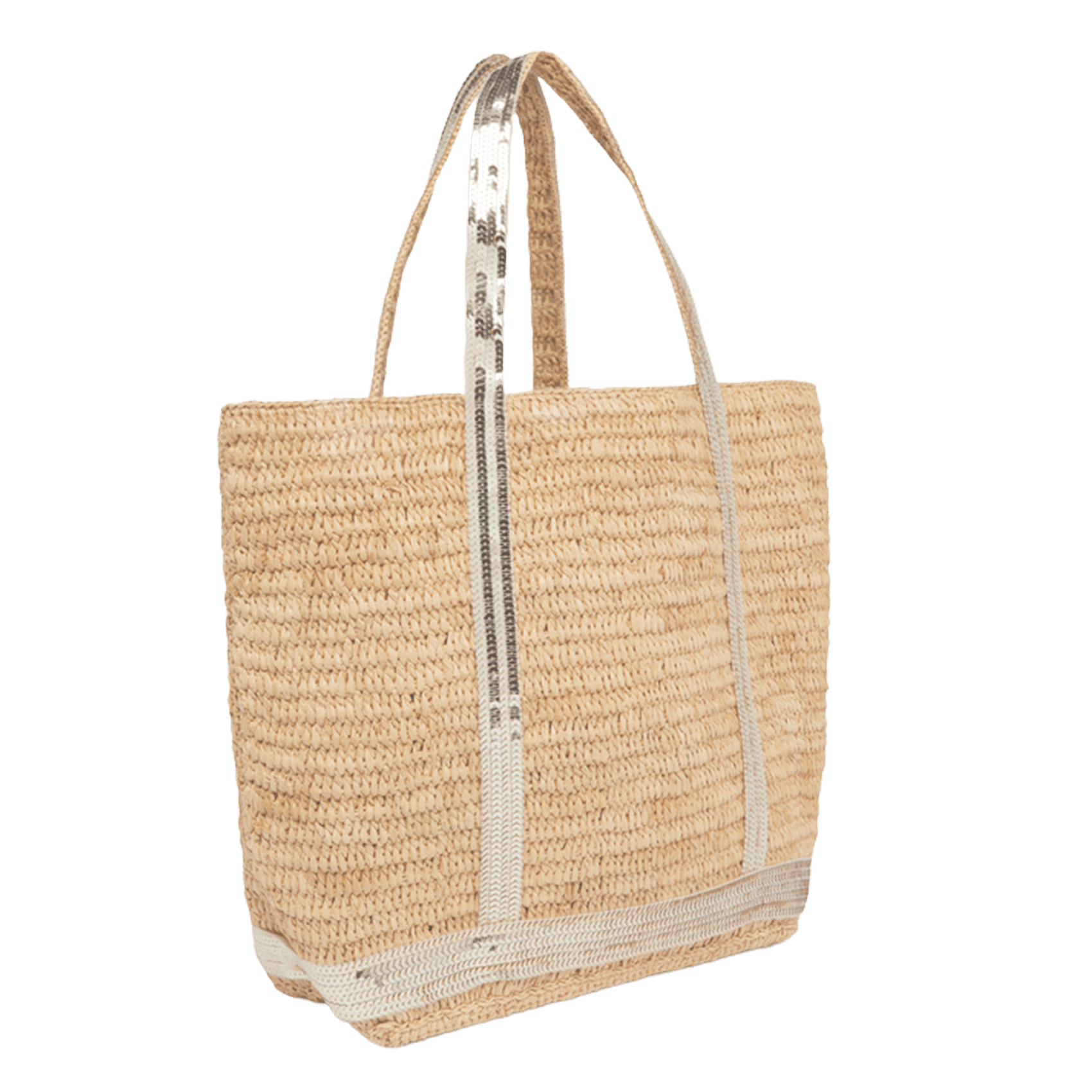 Sac cabas en raphia VANESSA BRUNO Doré