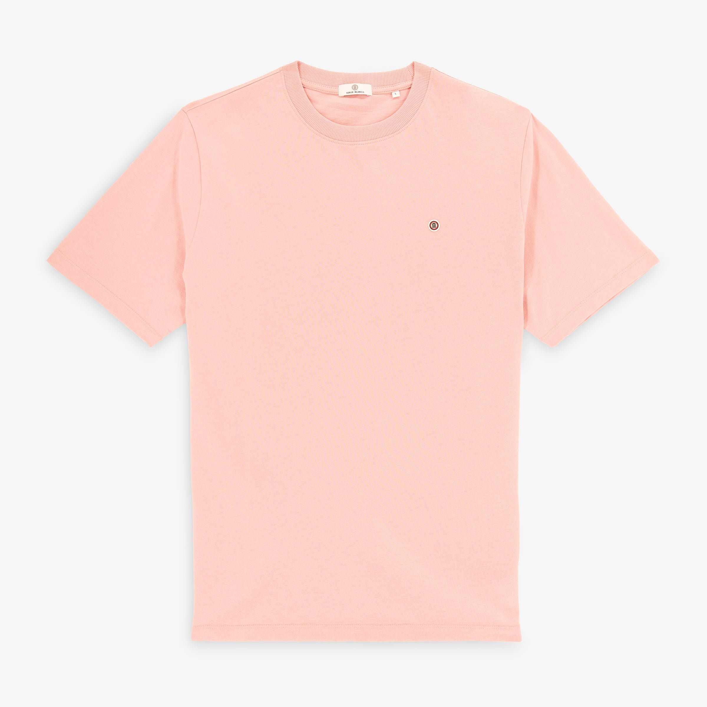 Théo pink cotton short-sleeved T-shirt SERGE BLANCO Pink