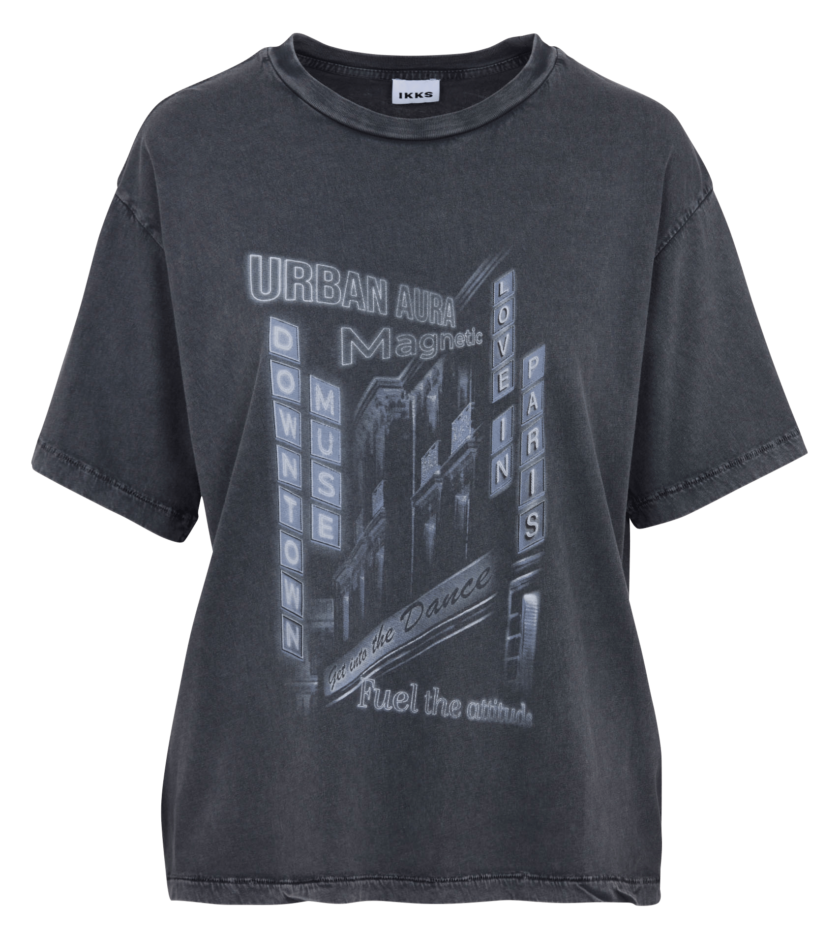 Bedrucktes T-Shirt IKKS Grau