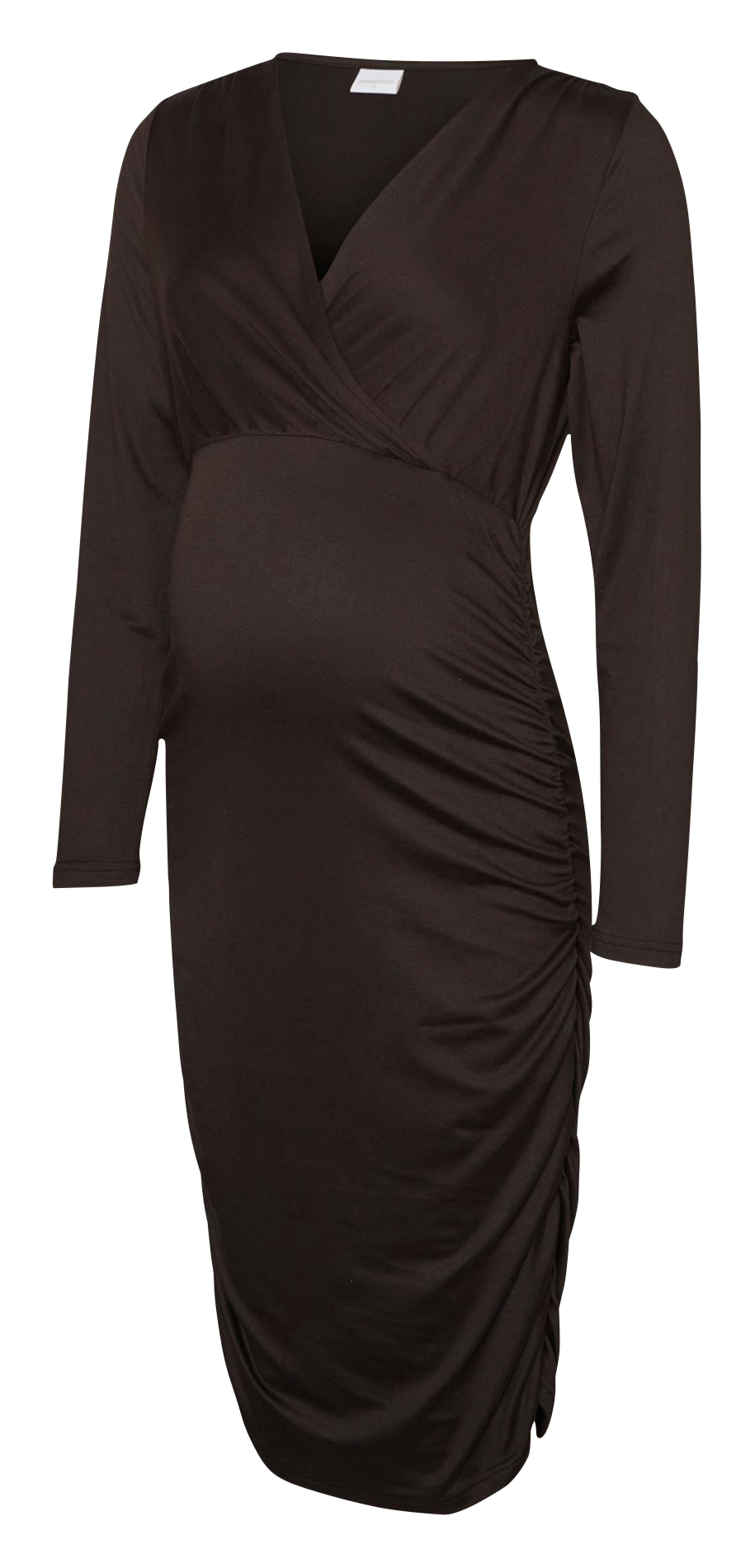 Robe de grossesse mi-longue 2 en 1 Noir