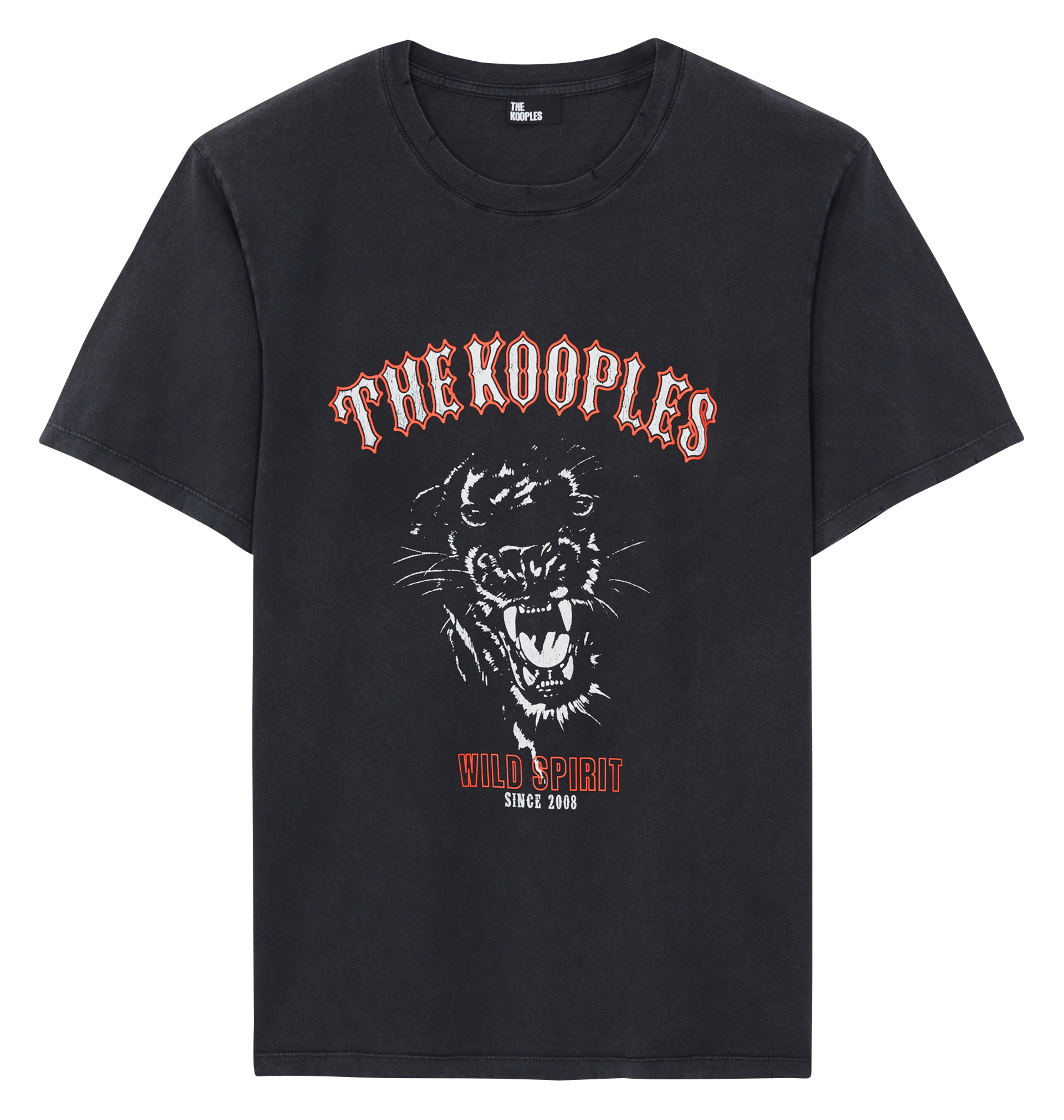 Katoenen T-shirt met zeefdruk THE KOOPLES Blauw