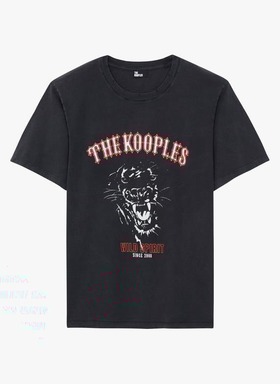 Screen-printed cotton T-shirt S