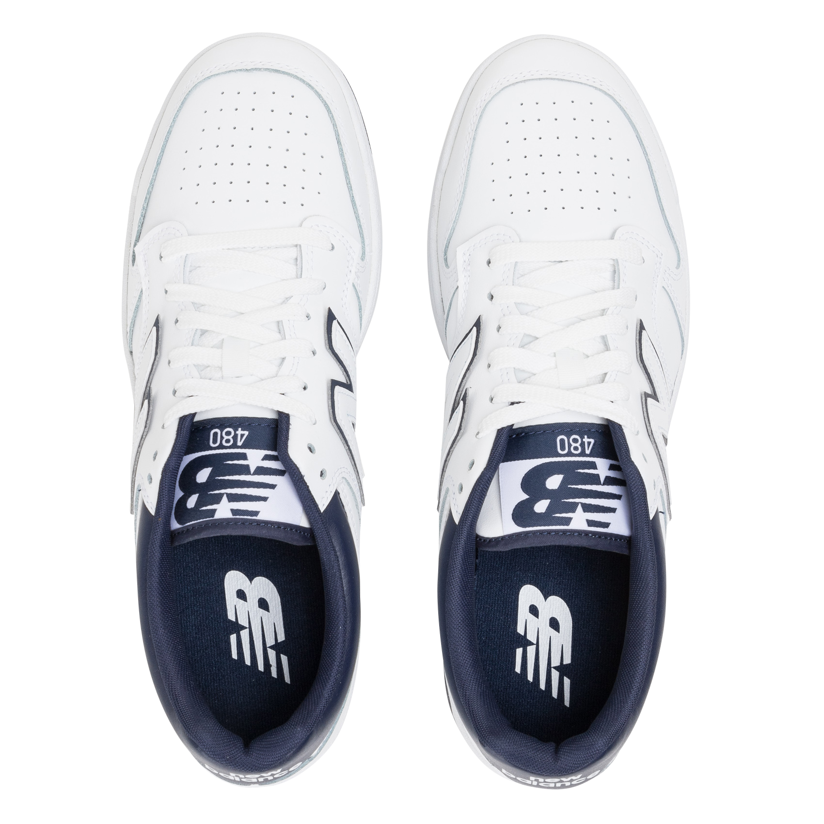 Leather low-top sneakers NEW BALANCE White