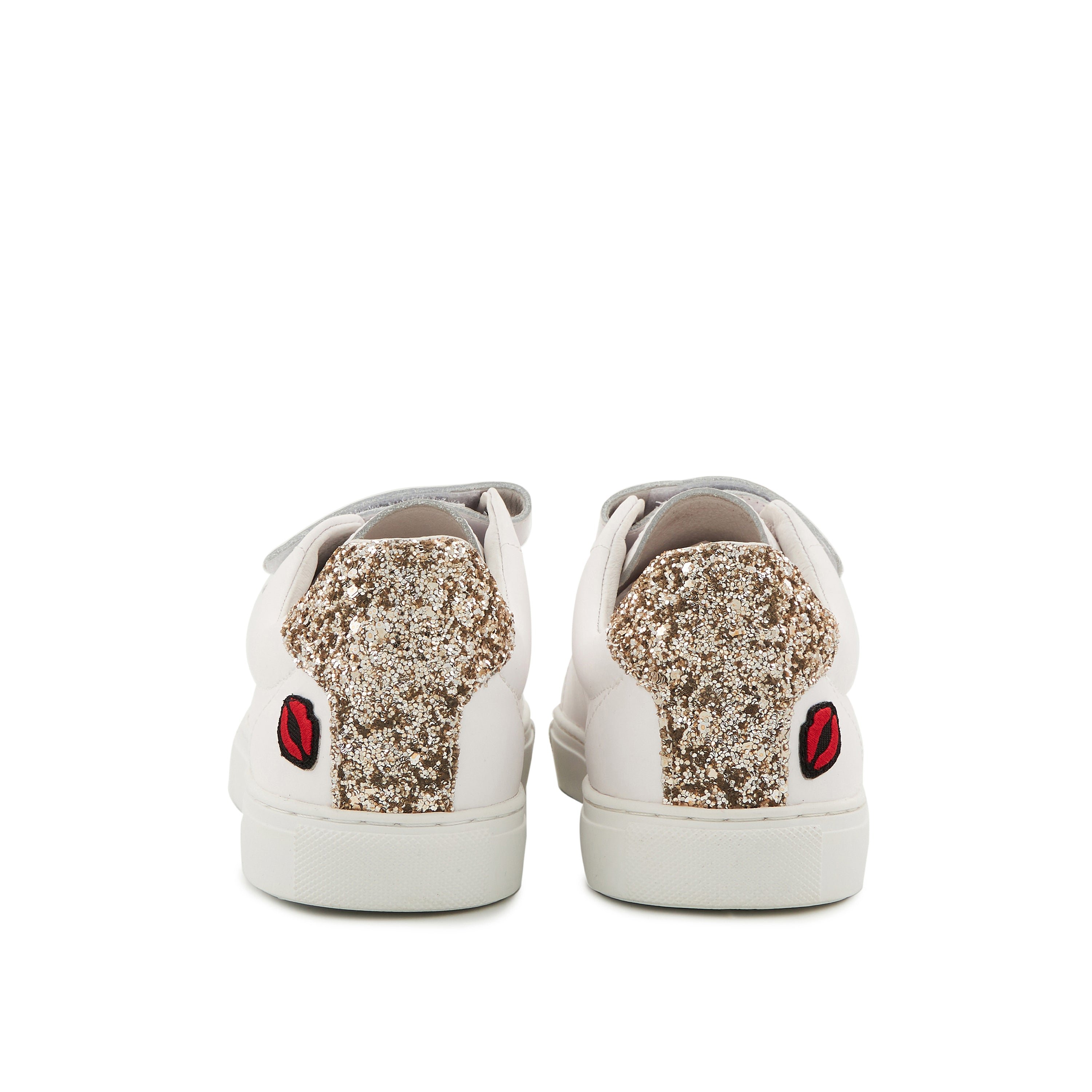 Leather sneakers BONS BAISERS PARIS White