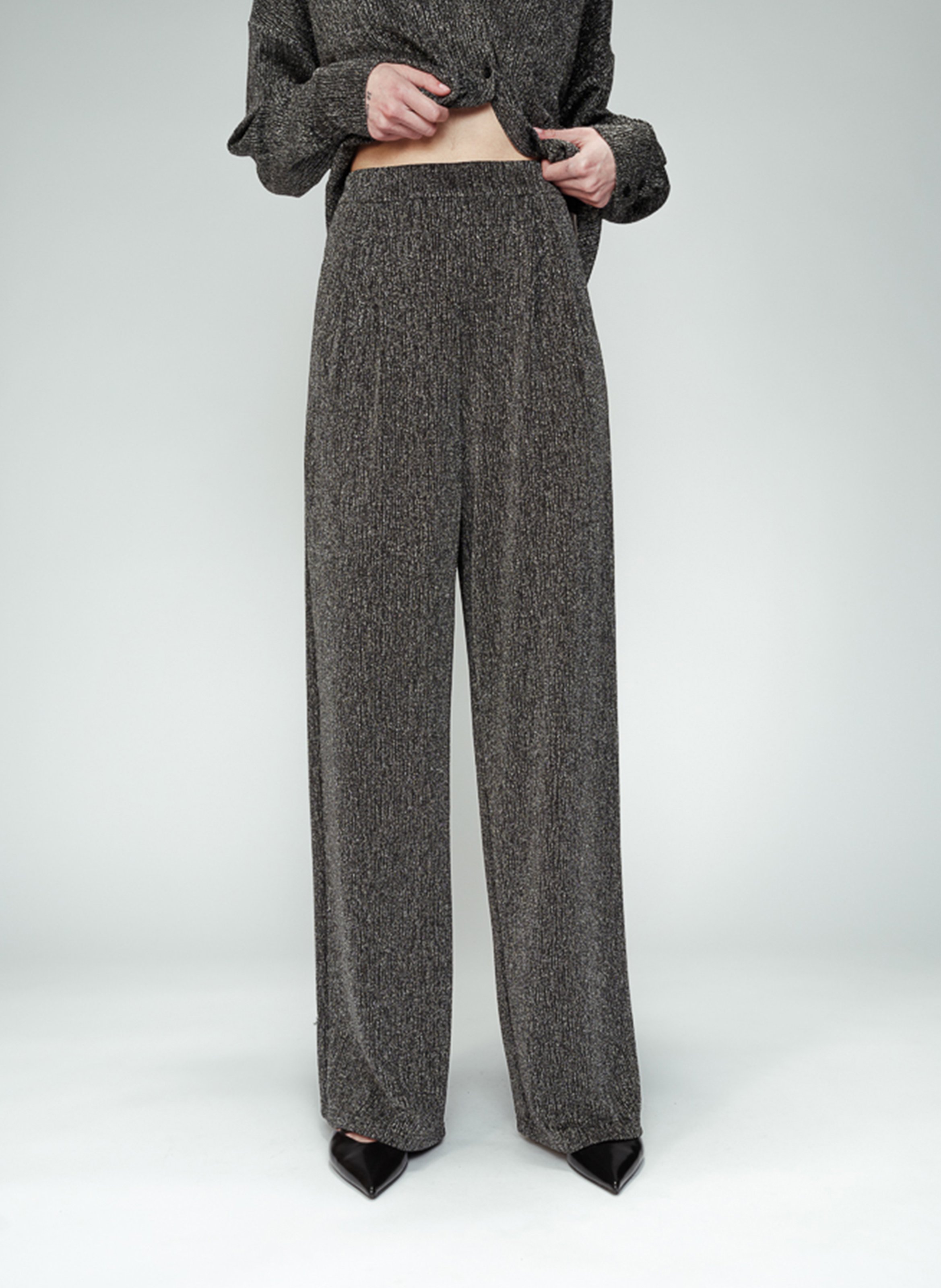 Wide trousers GRACE ET MILA Grey