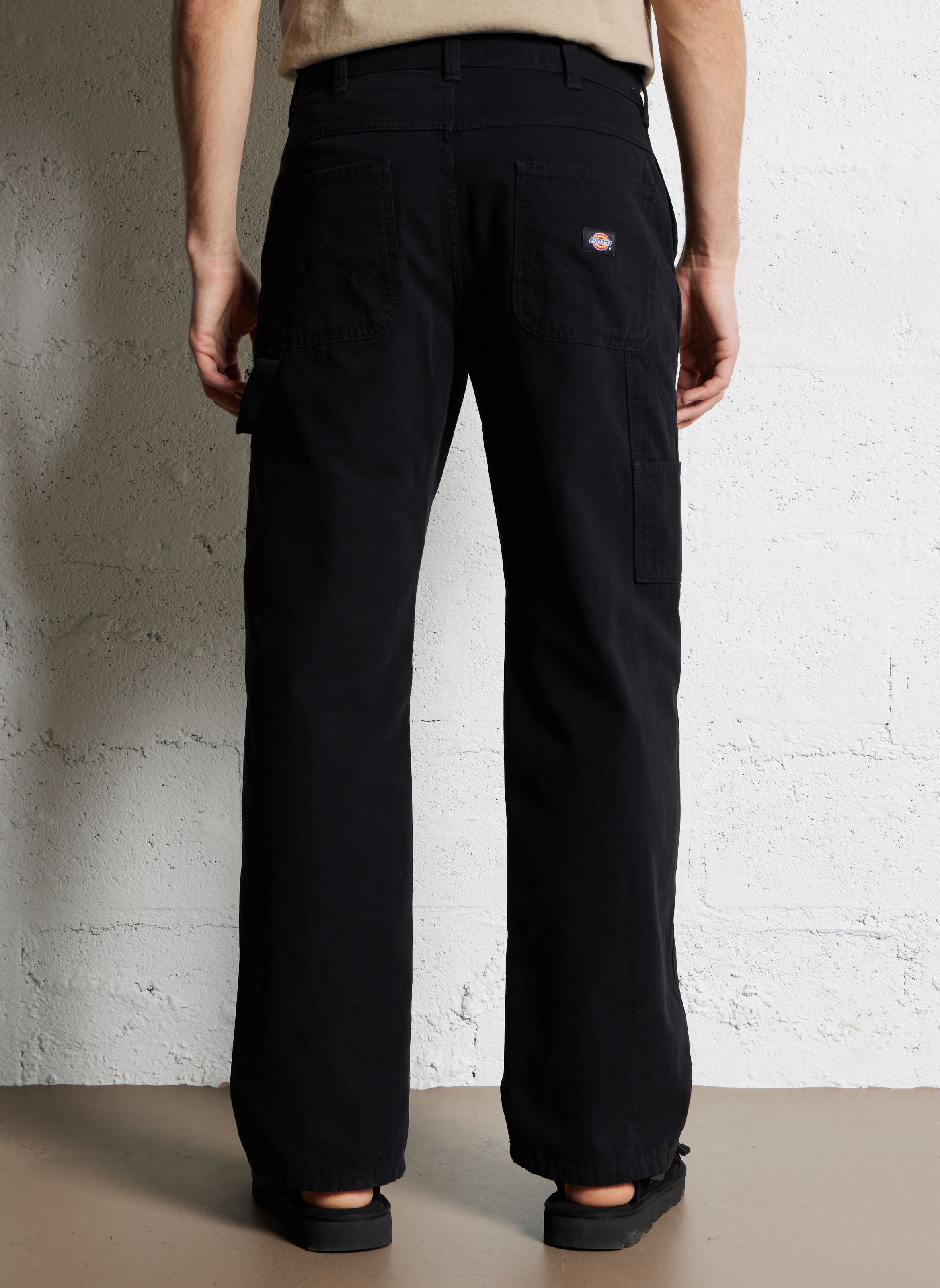 Cotton straight jeans DICKIES Blue