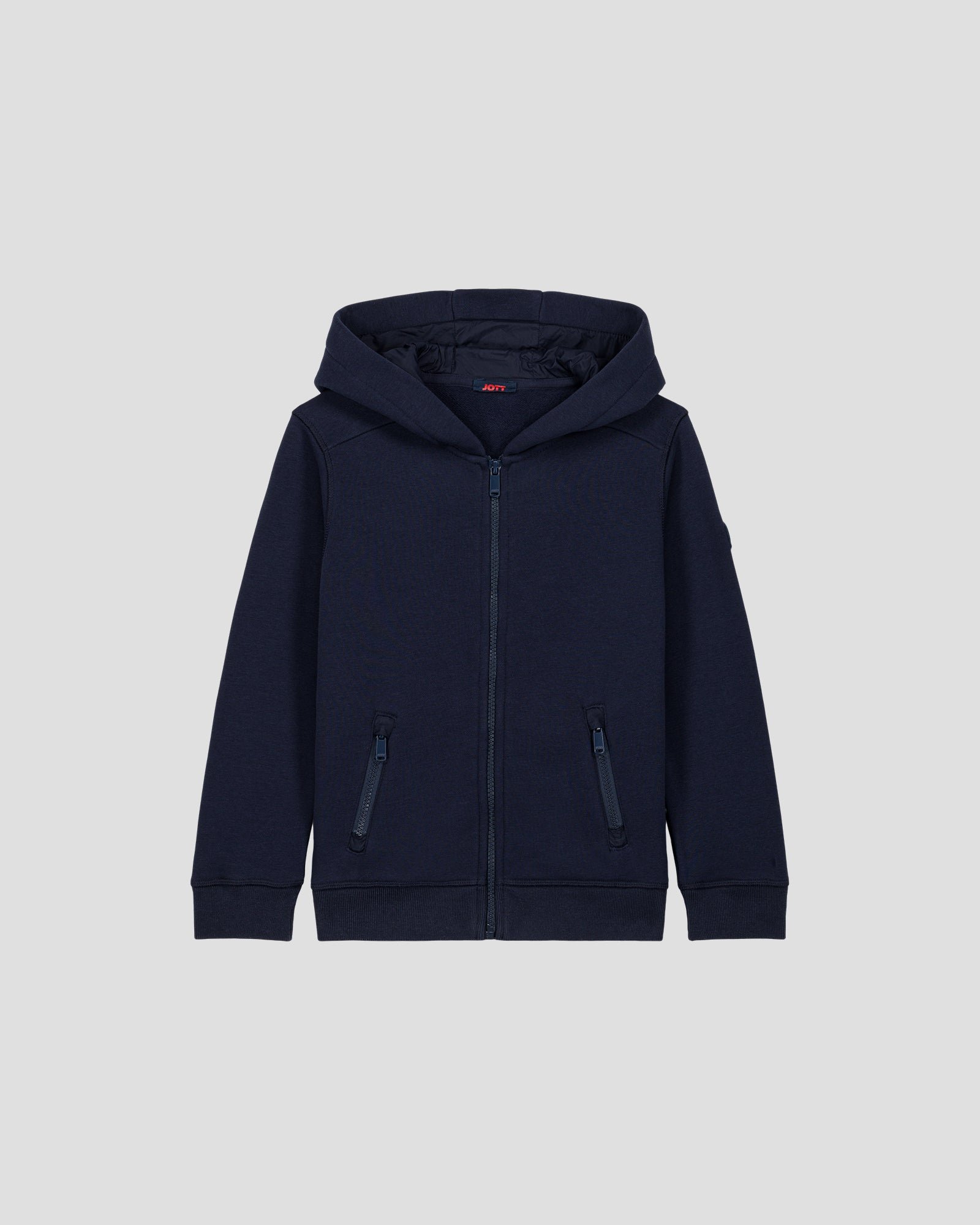 Tango cotton zip-up jacket JOTT Blue