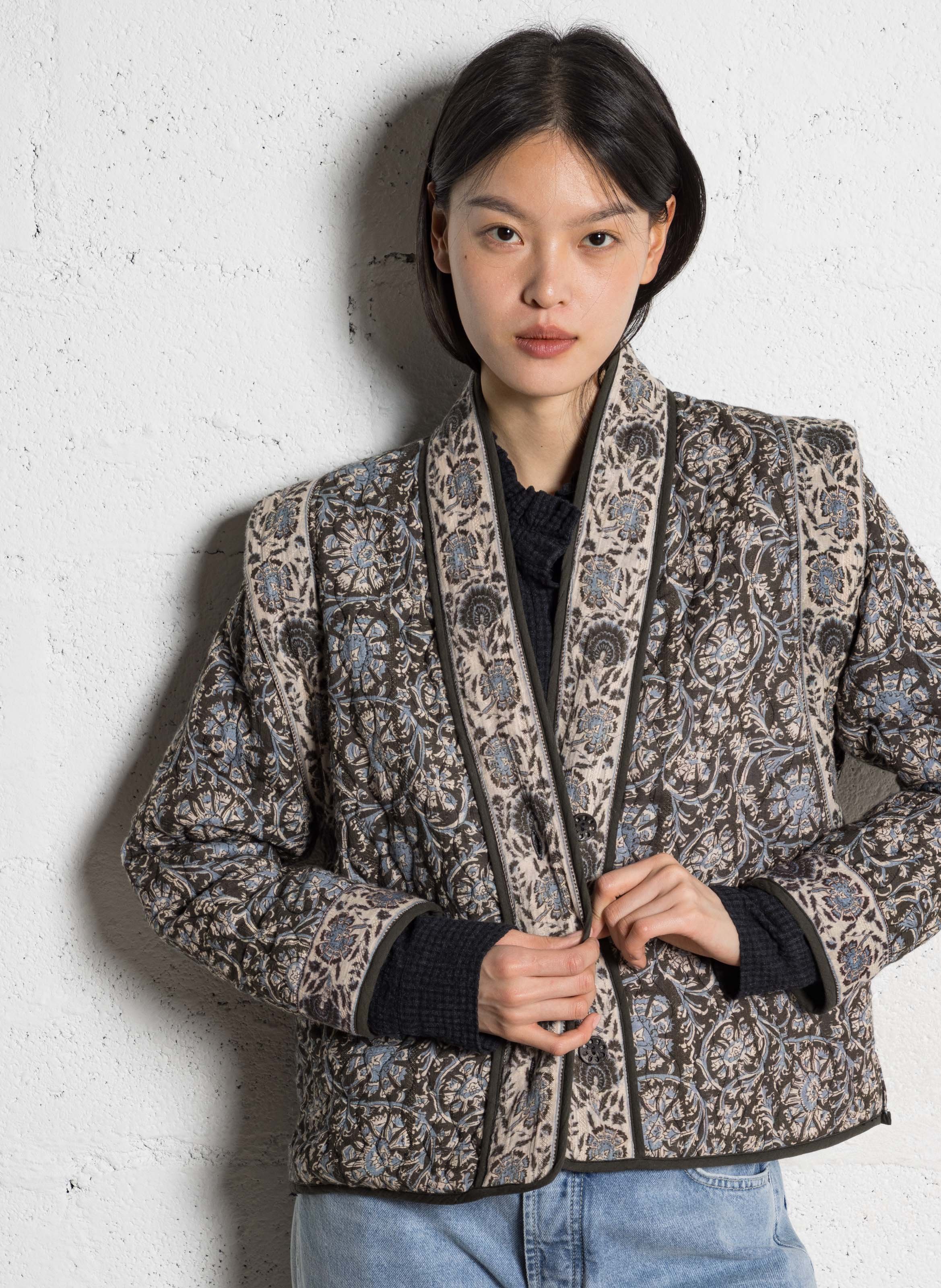 Cotton jacket MAISON HOTEL Blue