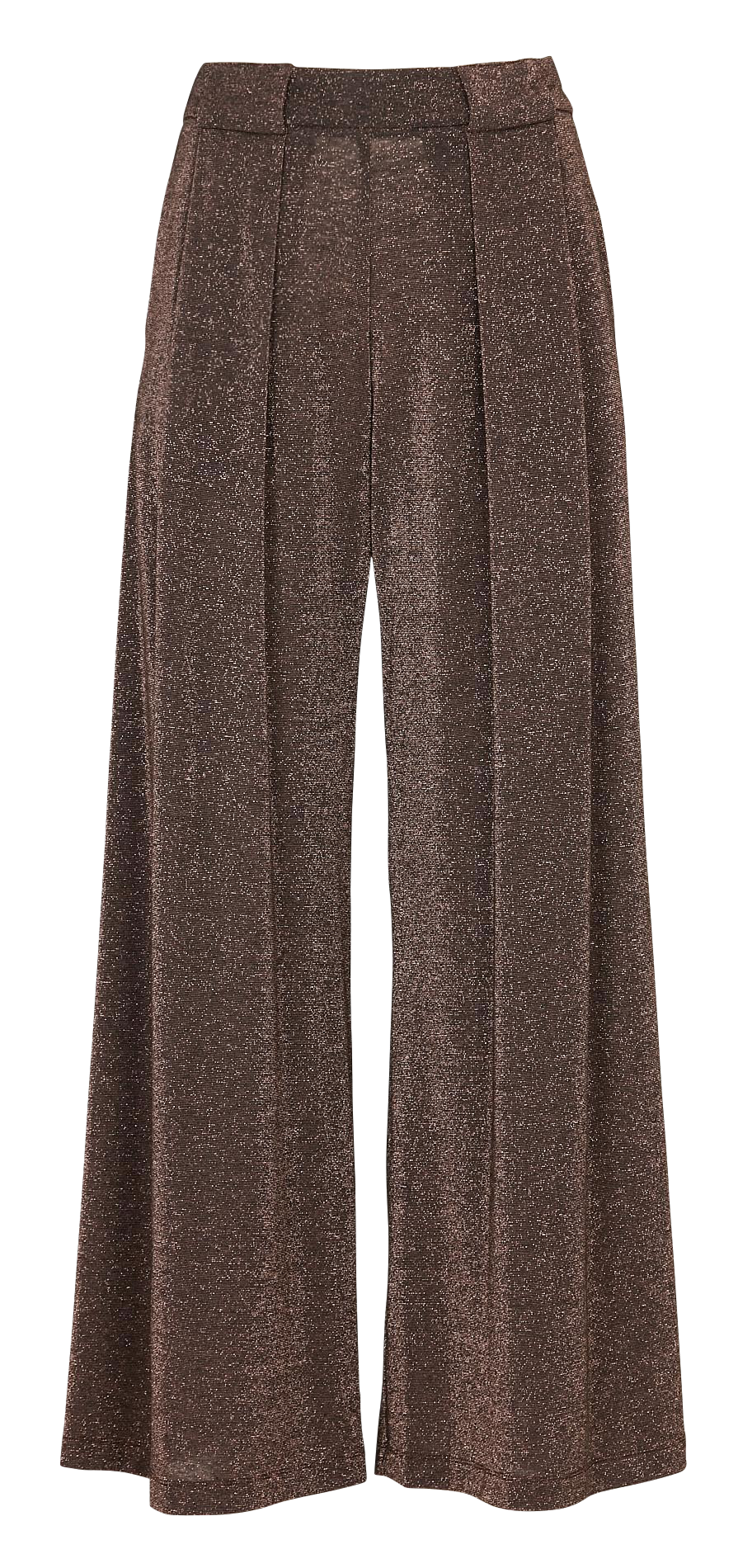 Pantalon large à paillettes MOMONI Prune