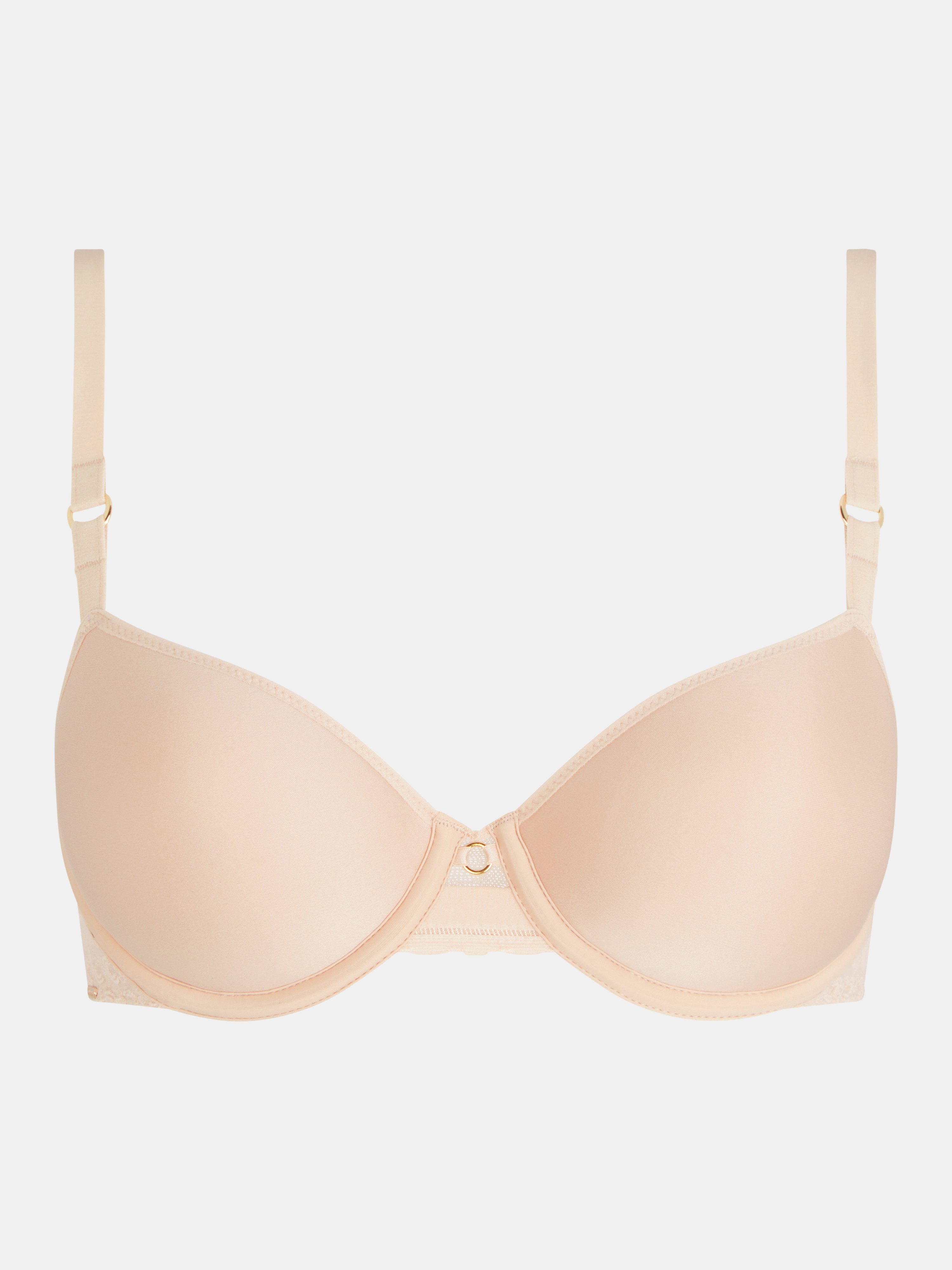 Memory foam half-cup bra Beige