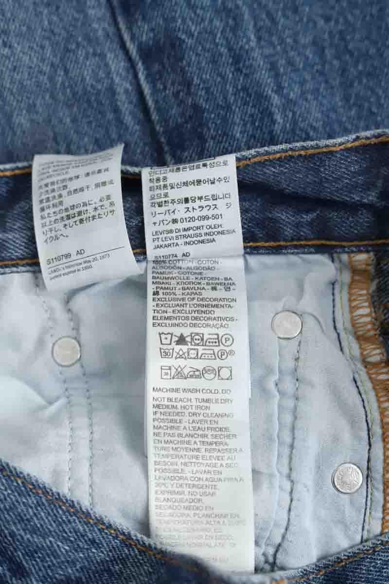 501? straight cotton jeans LEVI'S - Seconde main Blue