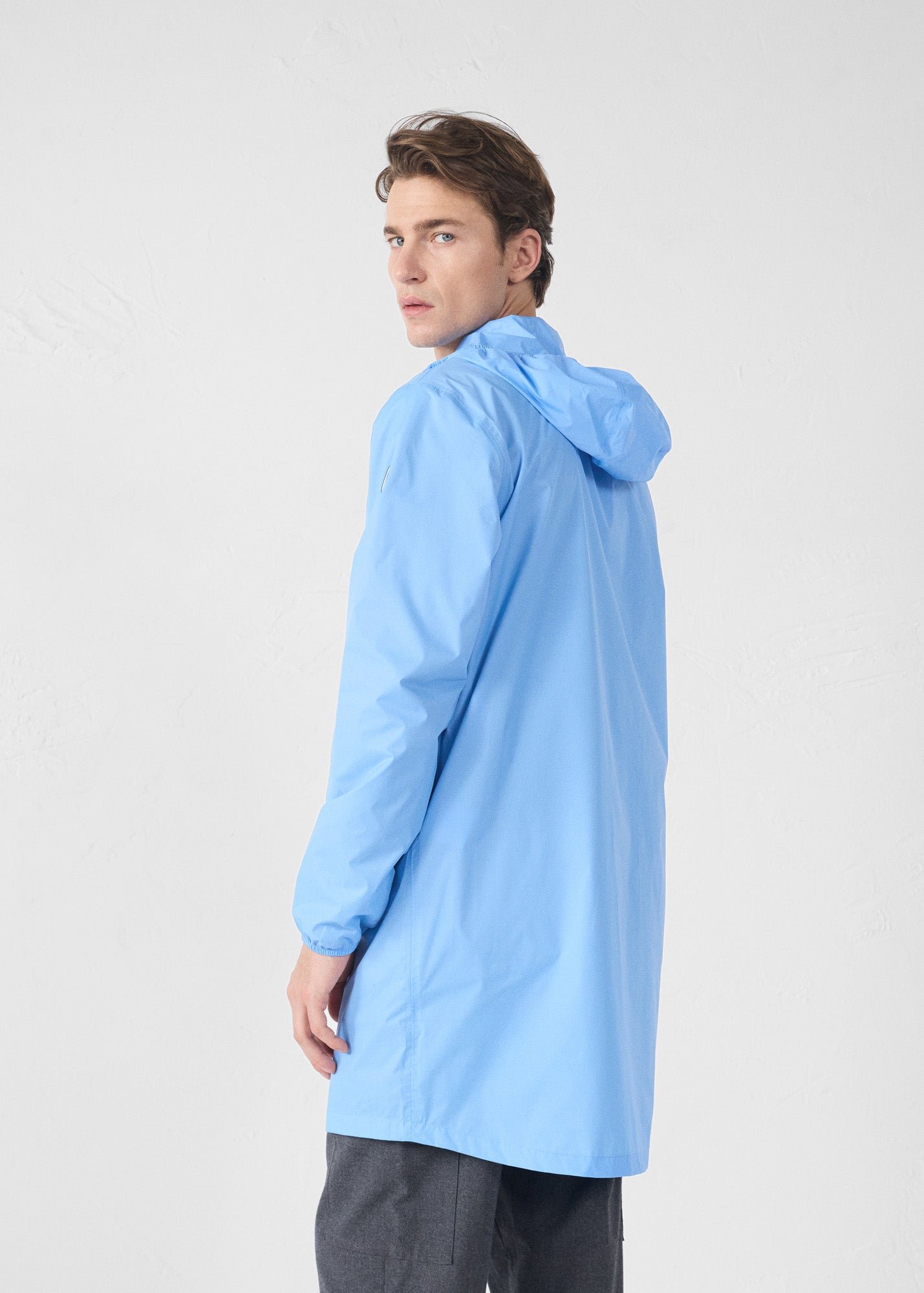 Packable long raincoat Skye JOTT Blue