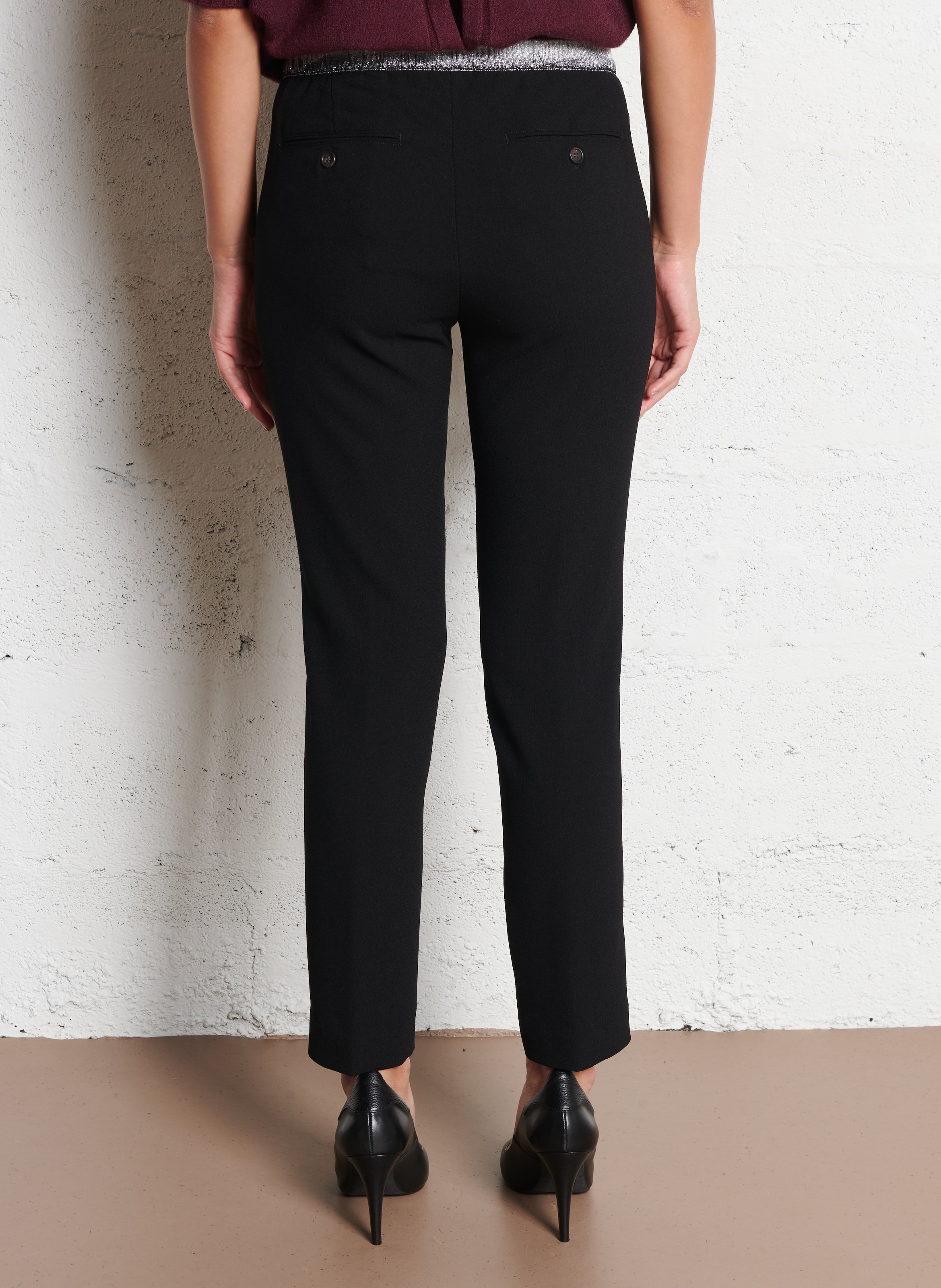 Pantalon droit HARTFORD Noir