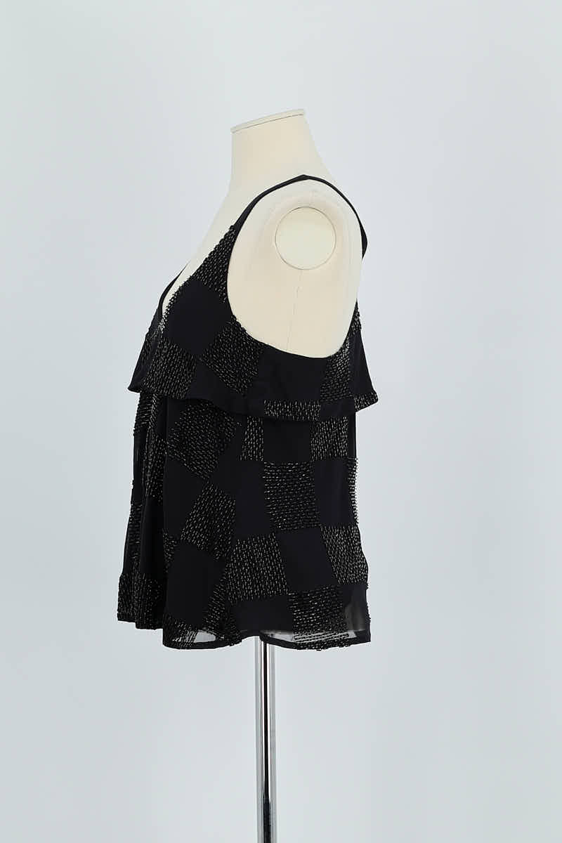 Azawood sleeveless top ARMANI - SECONDE MAIN Black