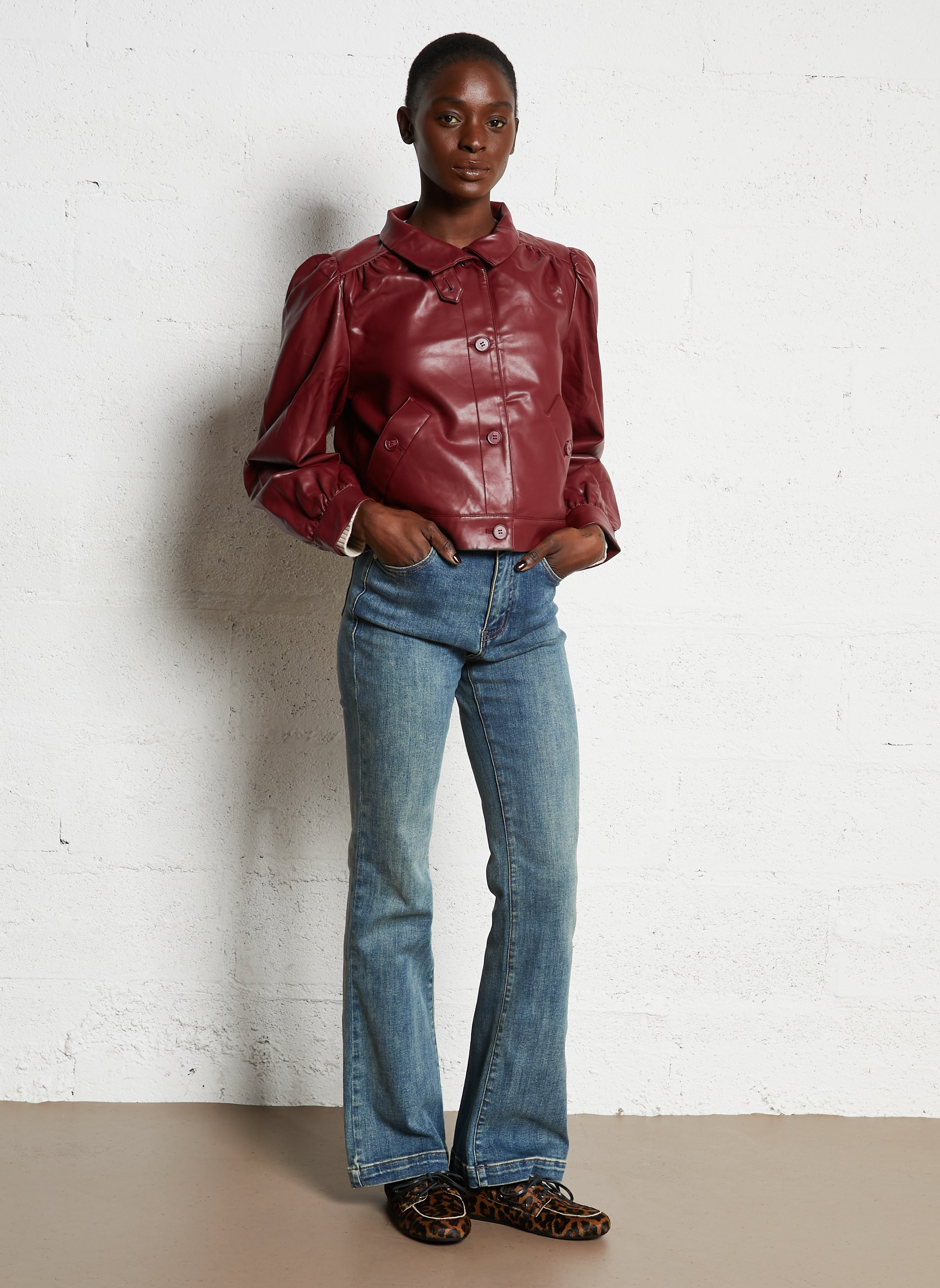 Chaussures bateau en cuir  BIBI LOU Multicolore