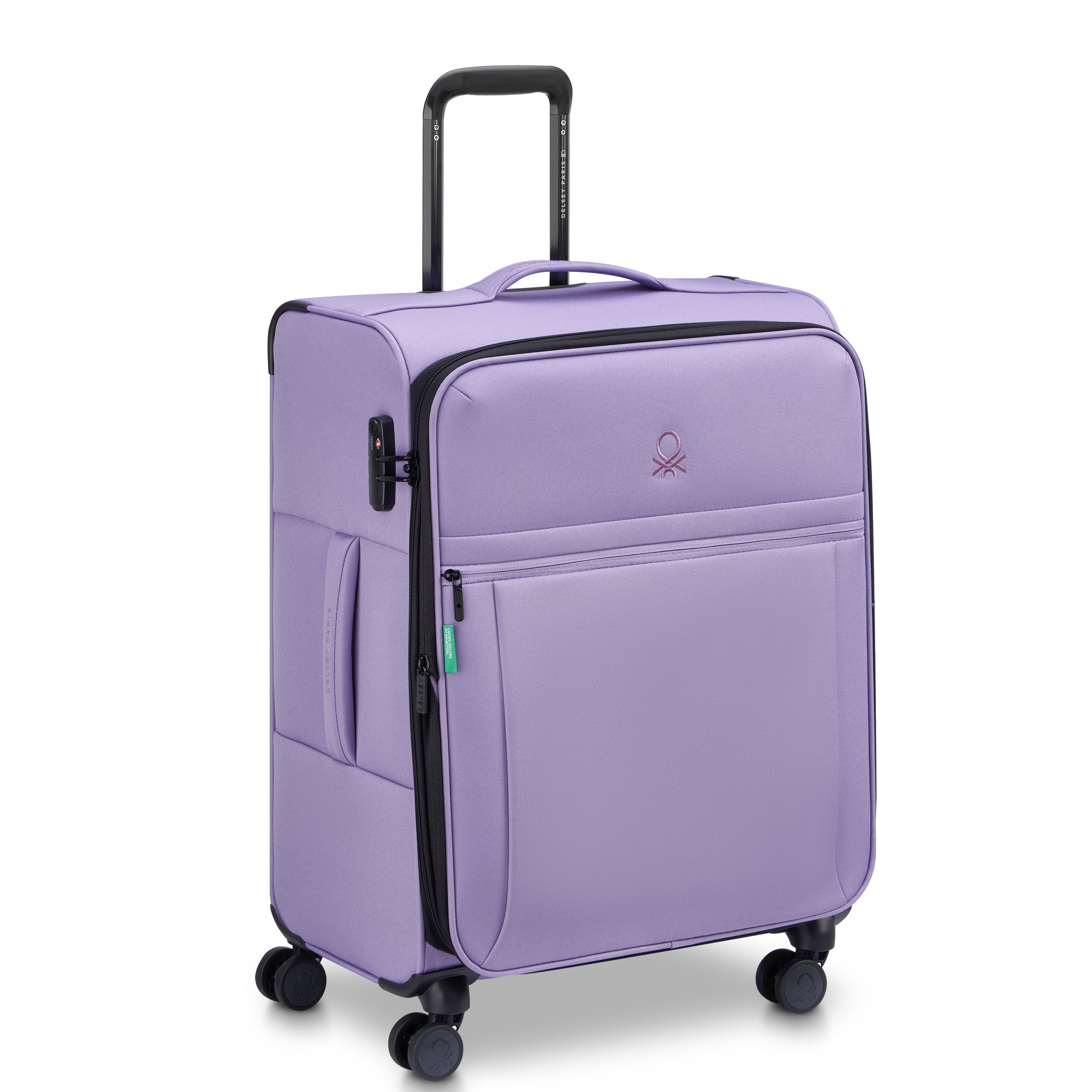 Soft cabin suitcase DELSEY PARIS Purple