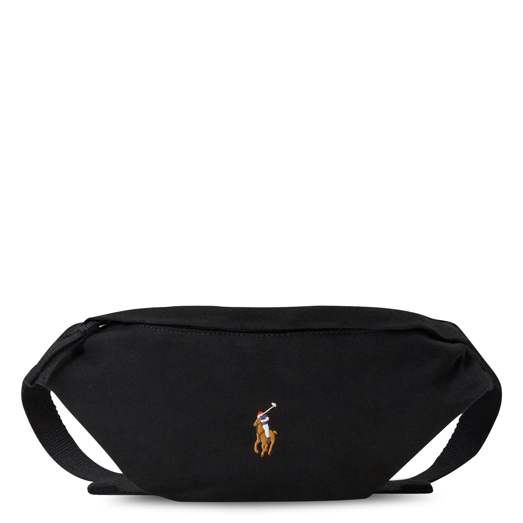 <em>Unifarbe Bauchtasche mit gesticktem Logo aus Baumwolle</em> POLO RALPH LAUREN Schwarz