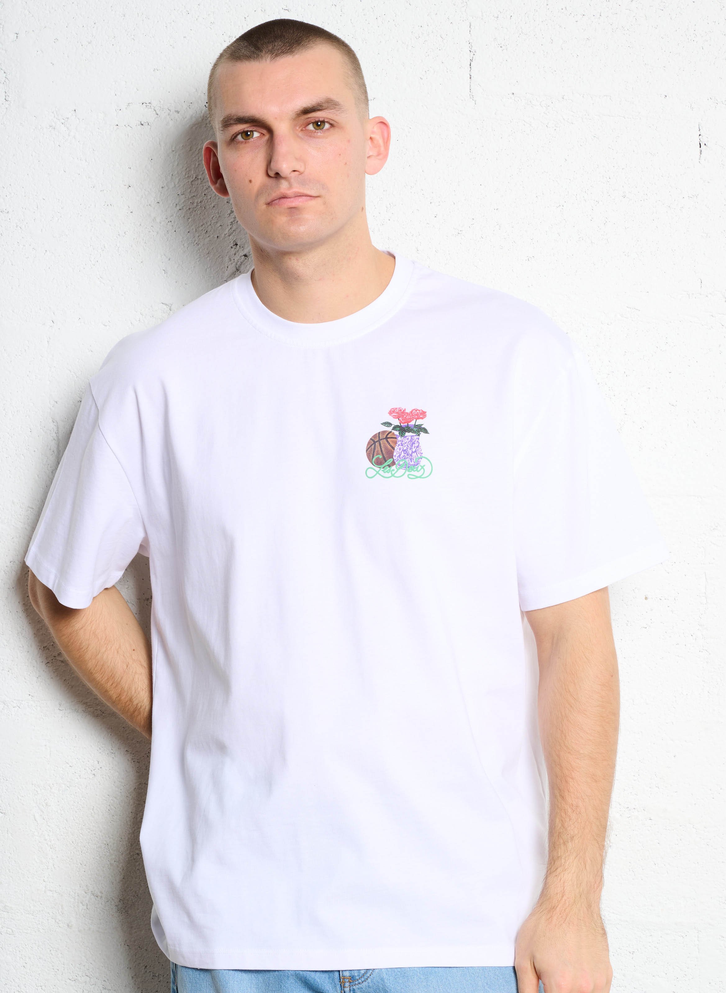 Tee-shirt ample sérigraphié LES DEUX