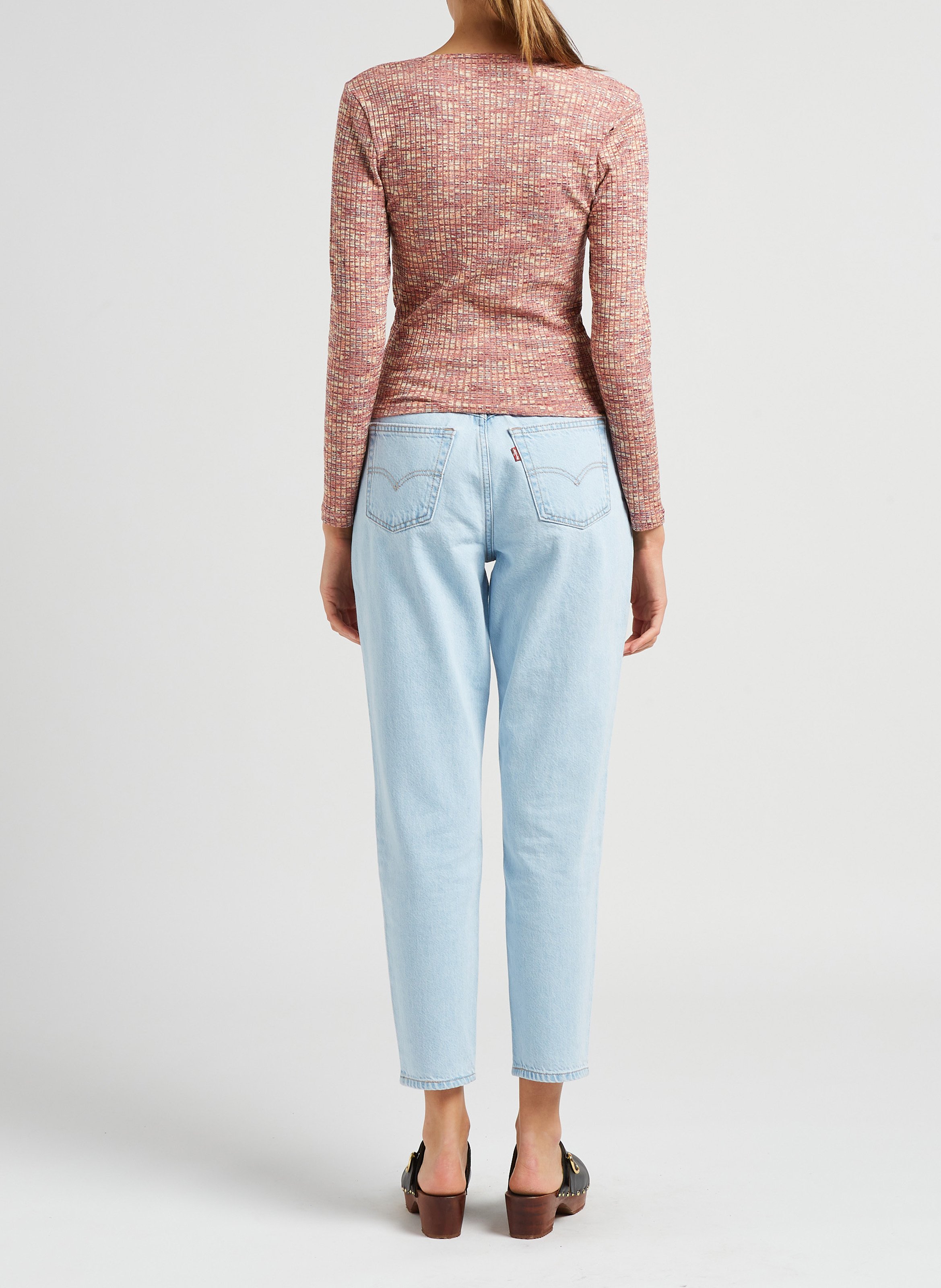 Figure-hugging square-neck top LEVI'S Multicolored