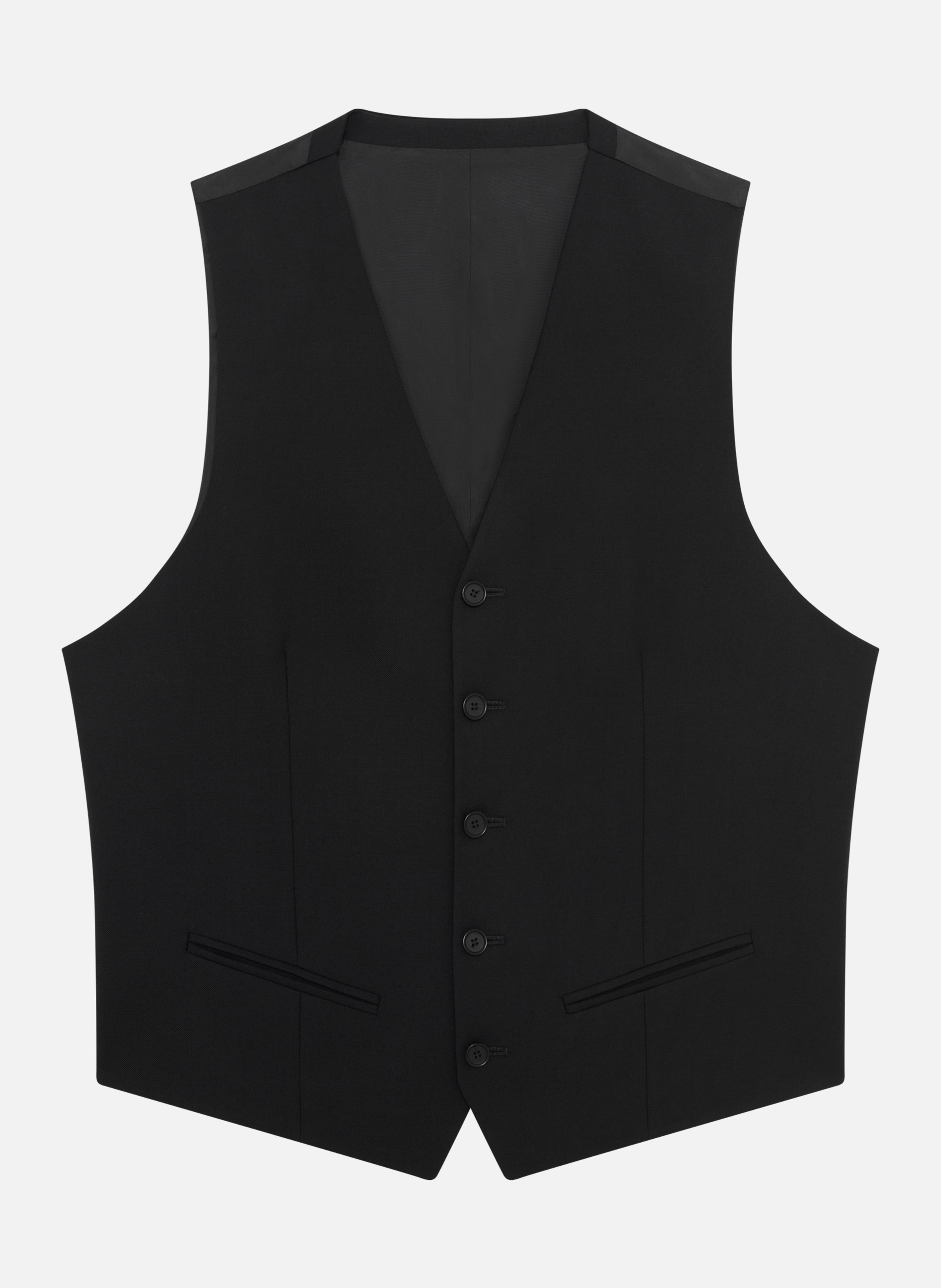 Wool suit waistcoat THE KOOPLES Black