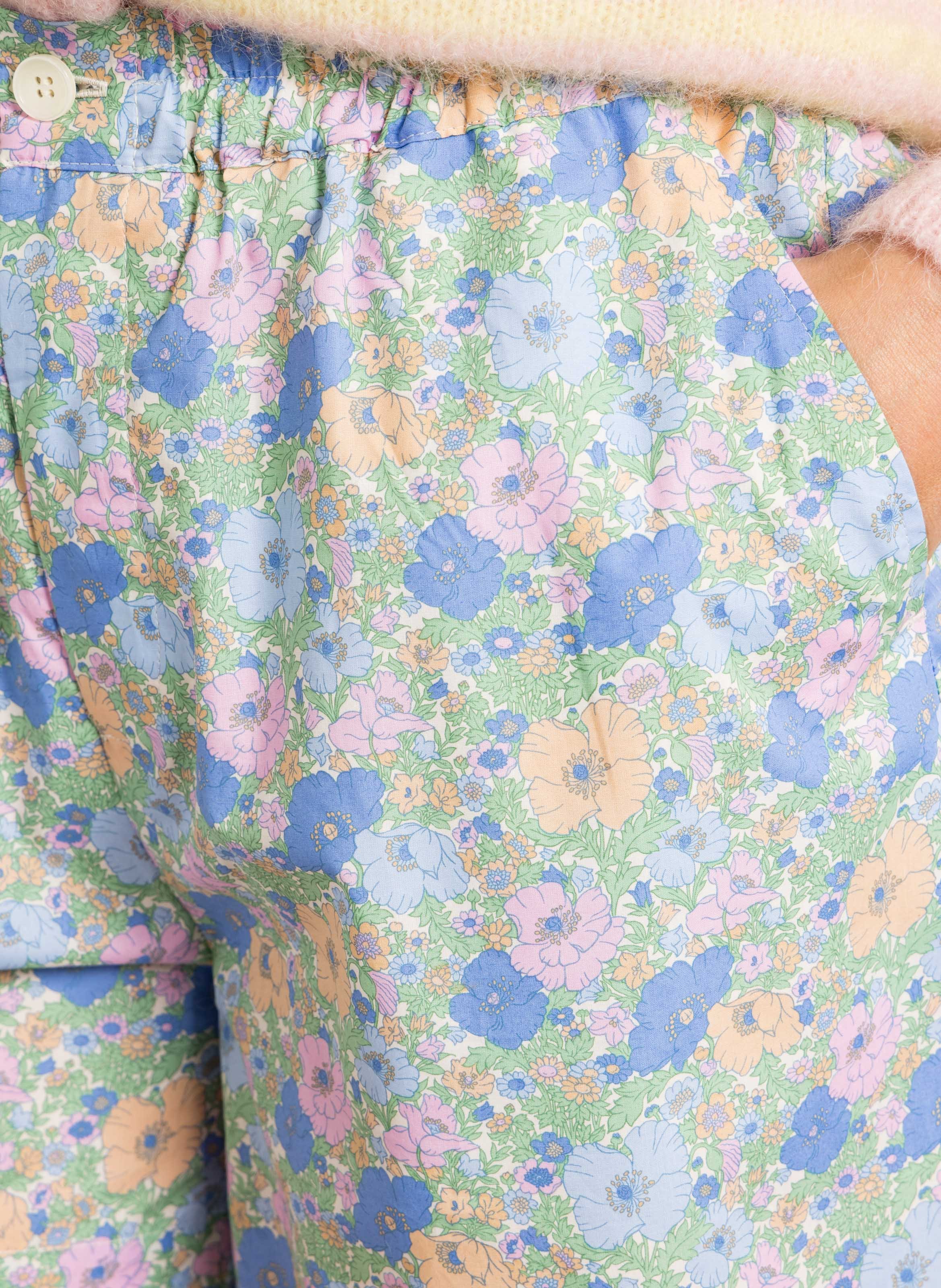 Short imprimé en coton DES PETITS HAUTS Multicolore