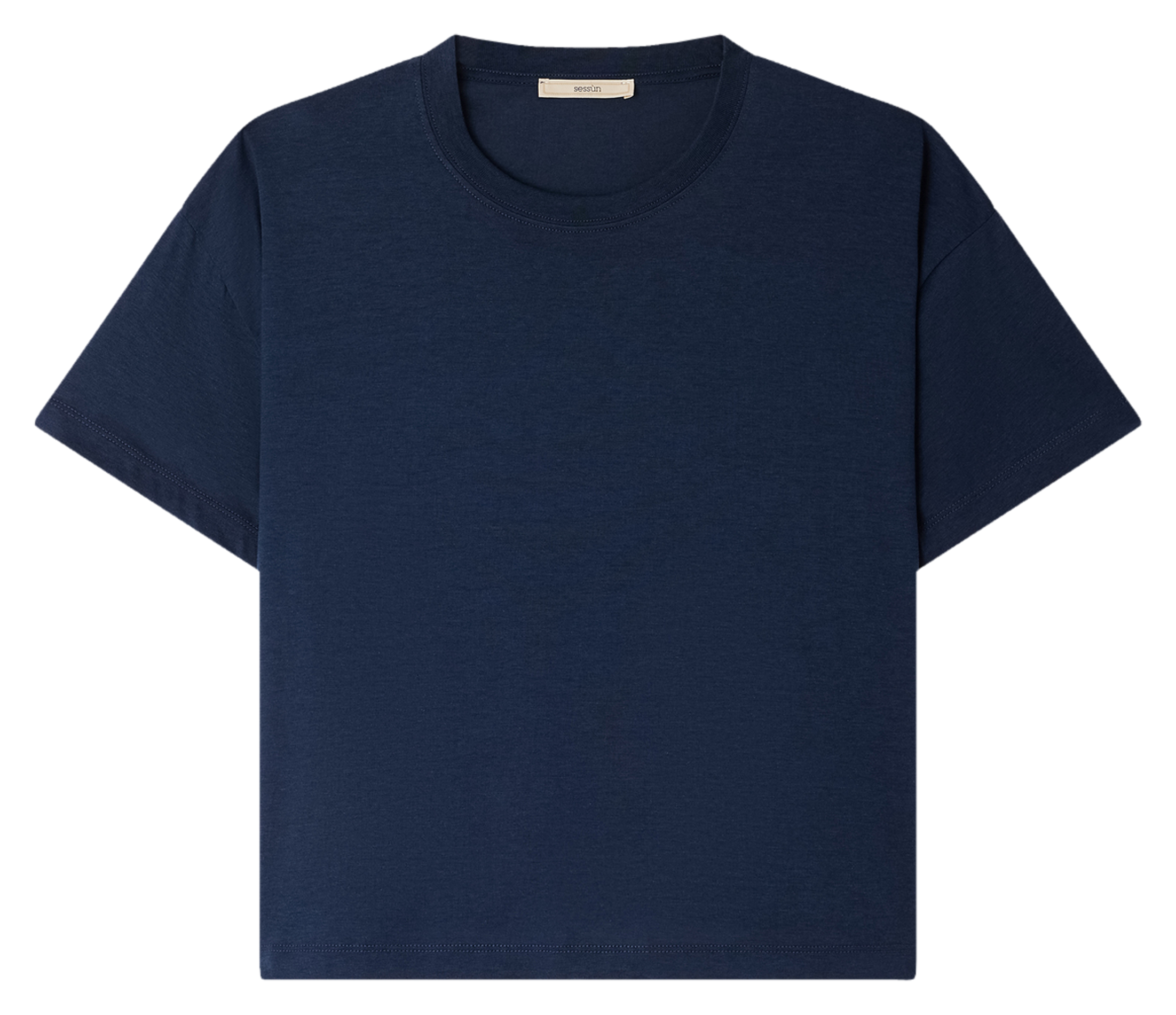 Oversized T-shirt met ronde hals SESSUN Blauw