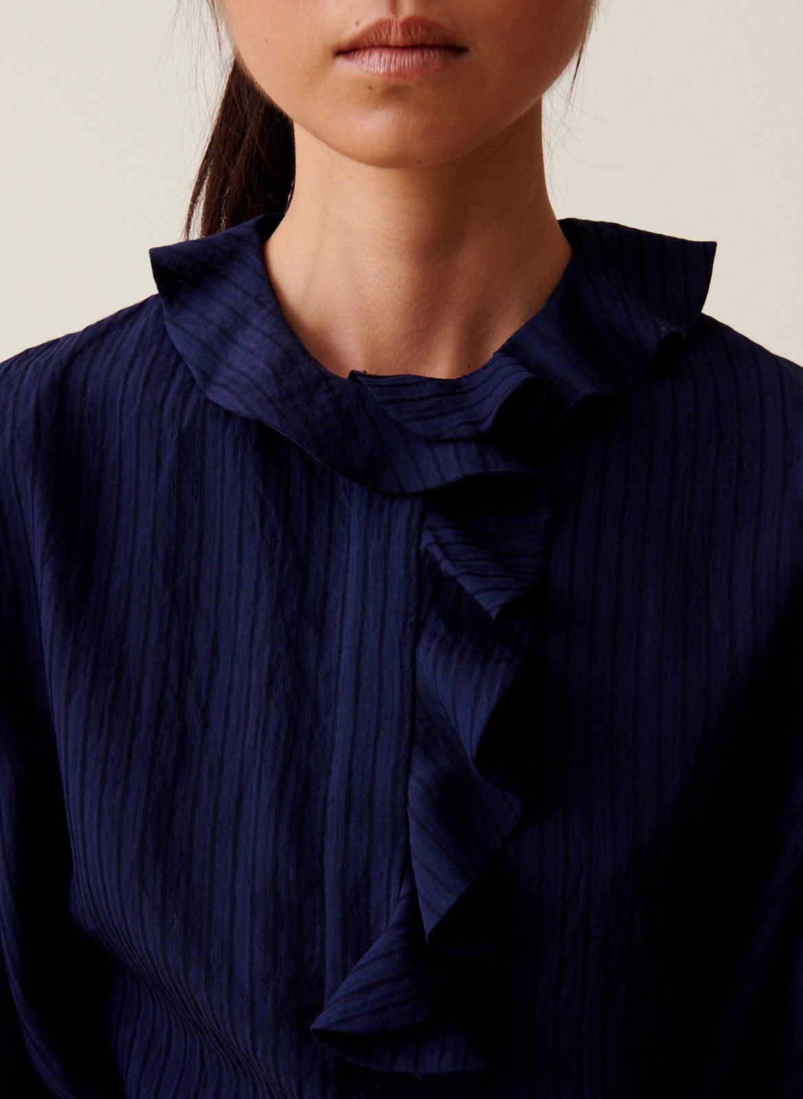 Short dress with stripes CLAUDIE PIERLOT Blue