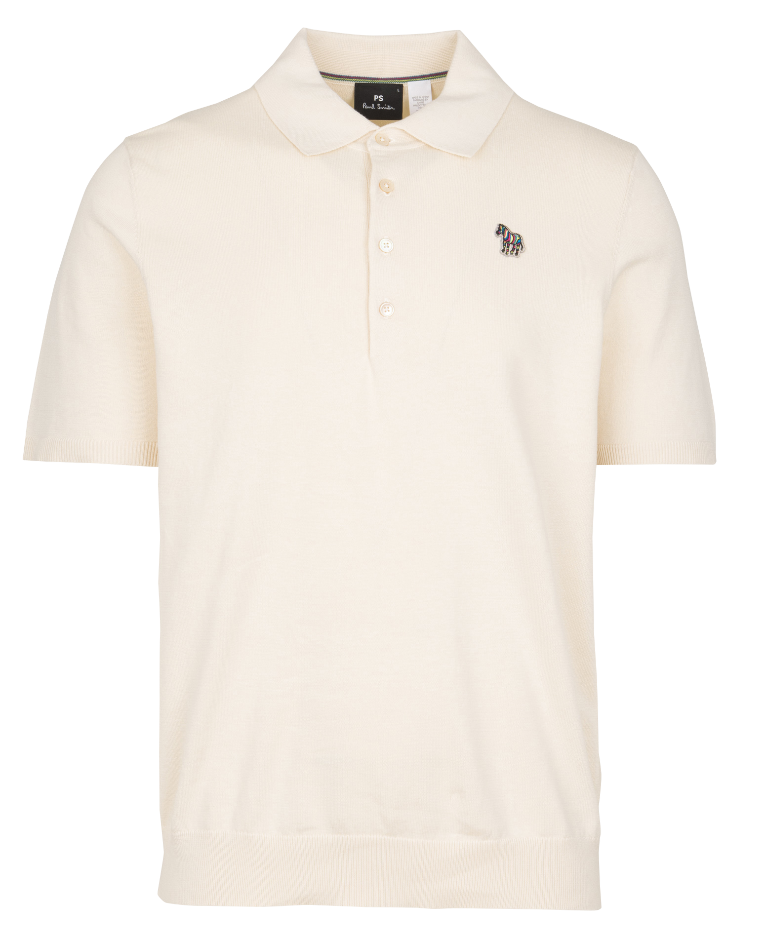 Straight organic cotton polo shirt PAUL SMITH Beige