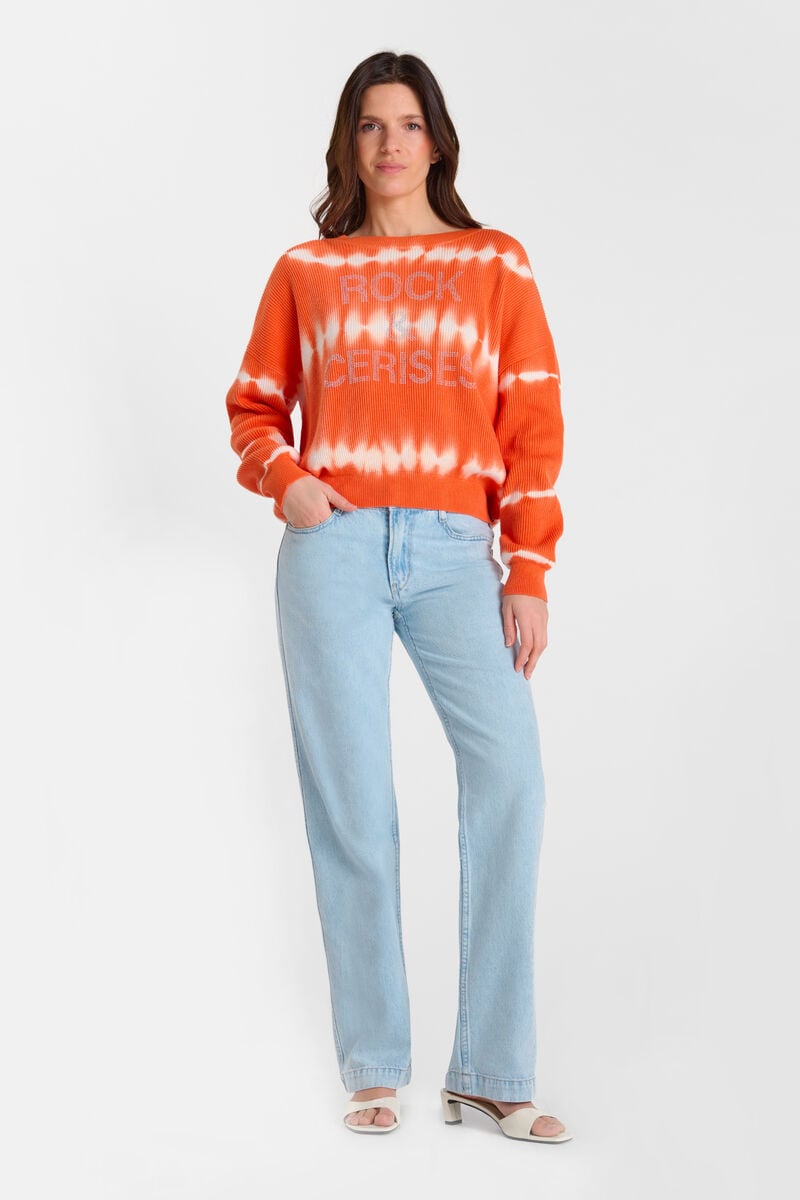 Sweater LE TEMPS DES CERISES Orange
