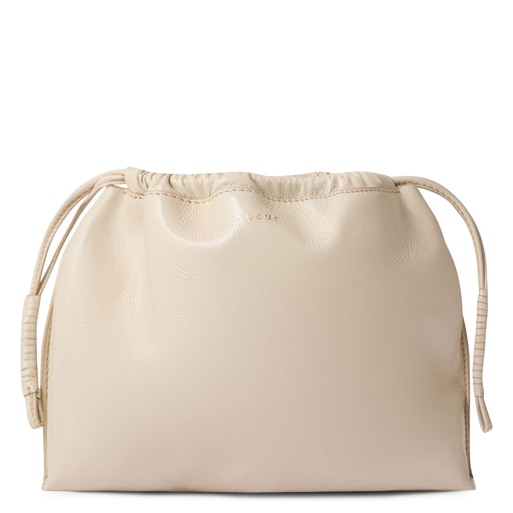 Patent leather shoulder bag SOEUR Beige
