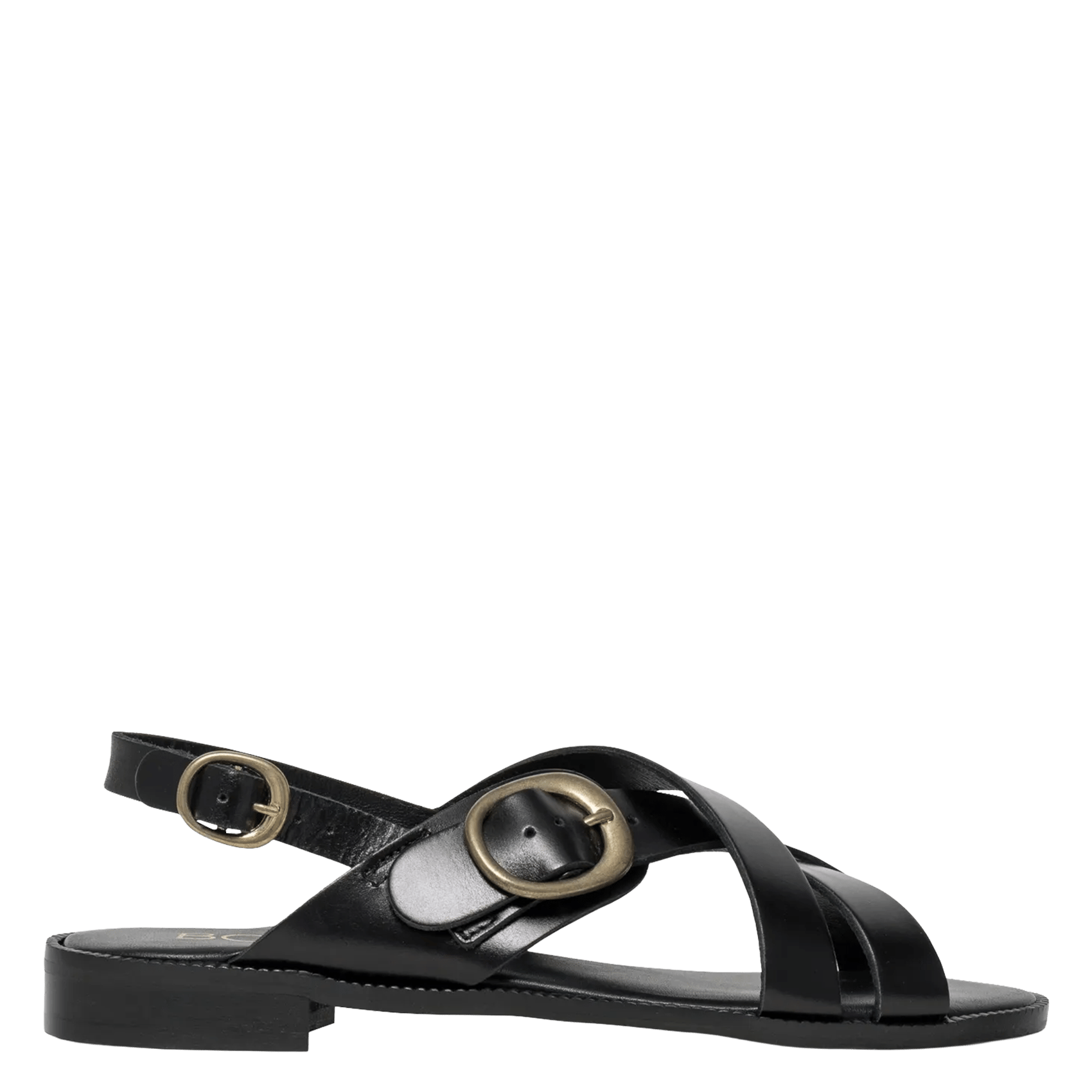 Leren sandalen BOCAGE Zwart