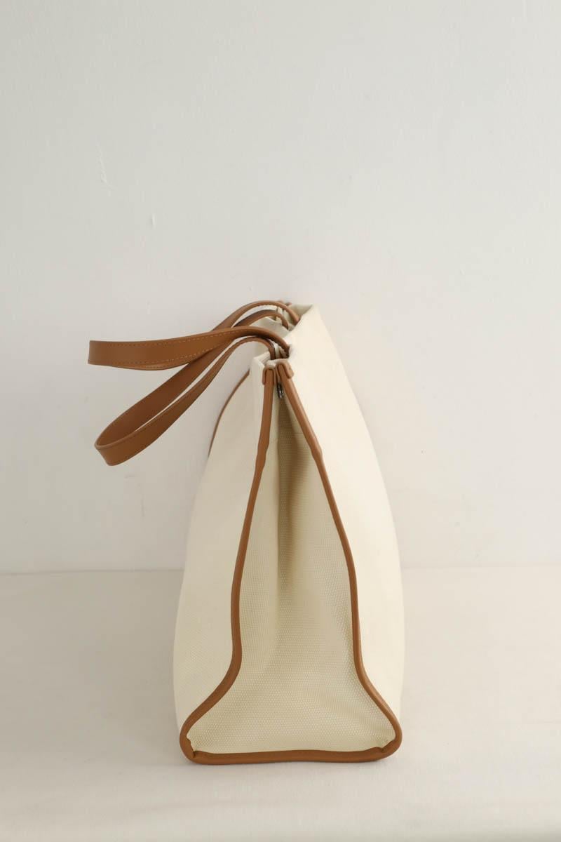 Tote bag LACOSTE - SECONDE MAIN Beige