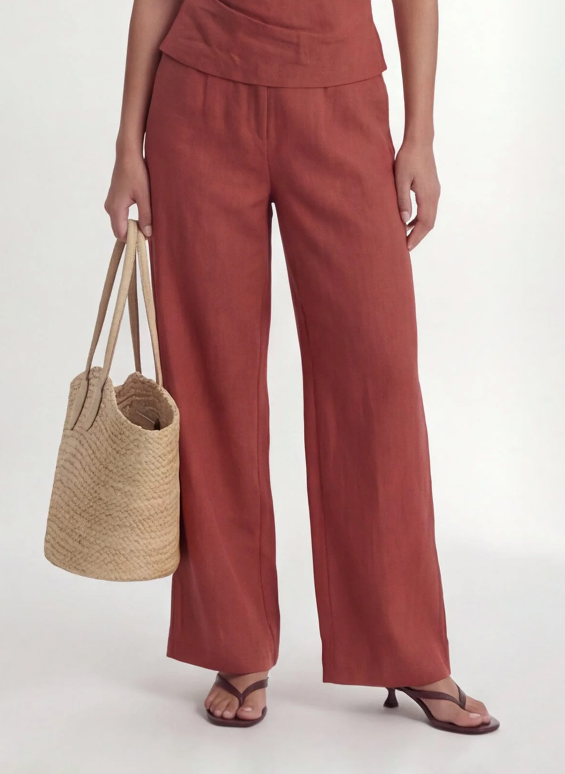 Straight linen trousers KOOKAI