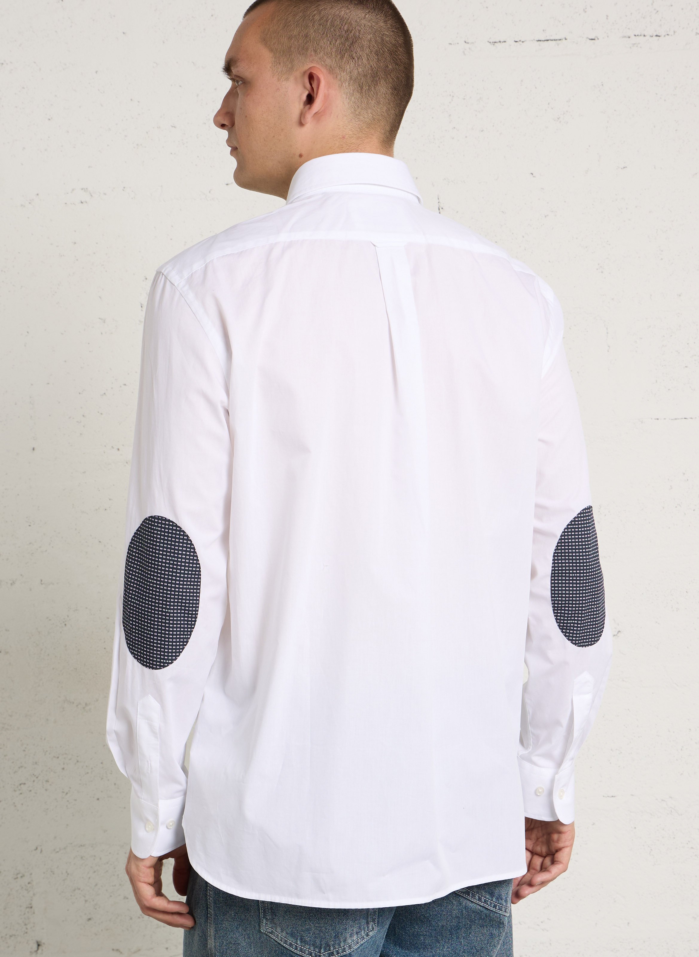 Cotton shirt with classic collar EDEN PARK White