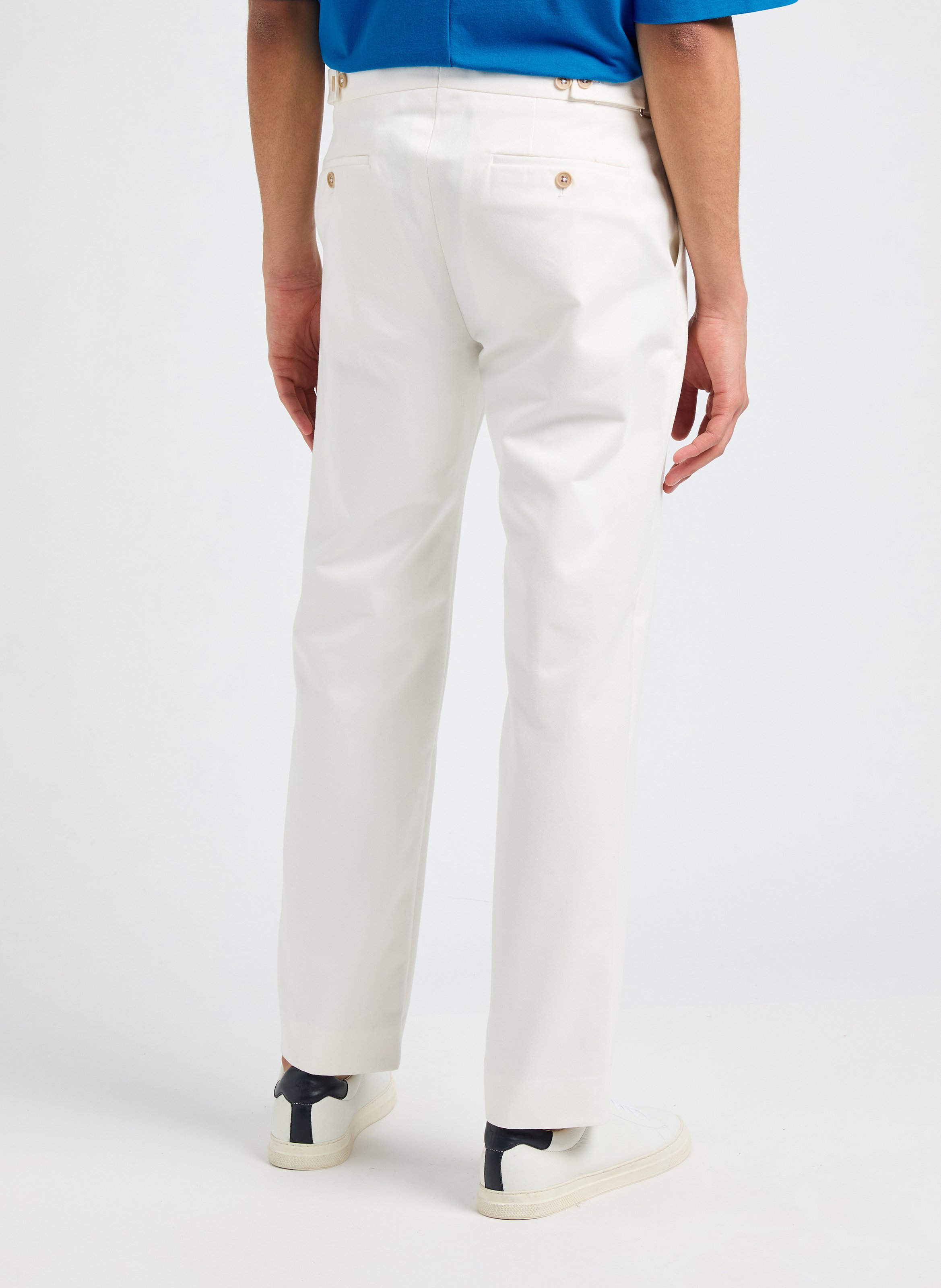 Slim-fit cotton cargo pants SAISON 1865 Beige