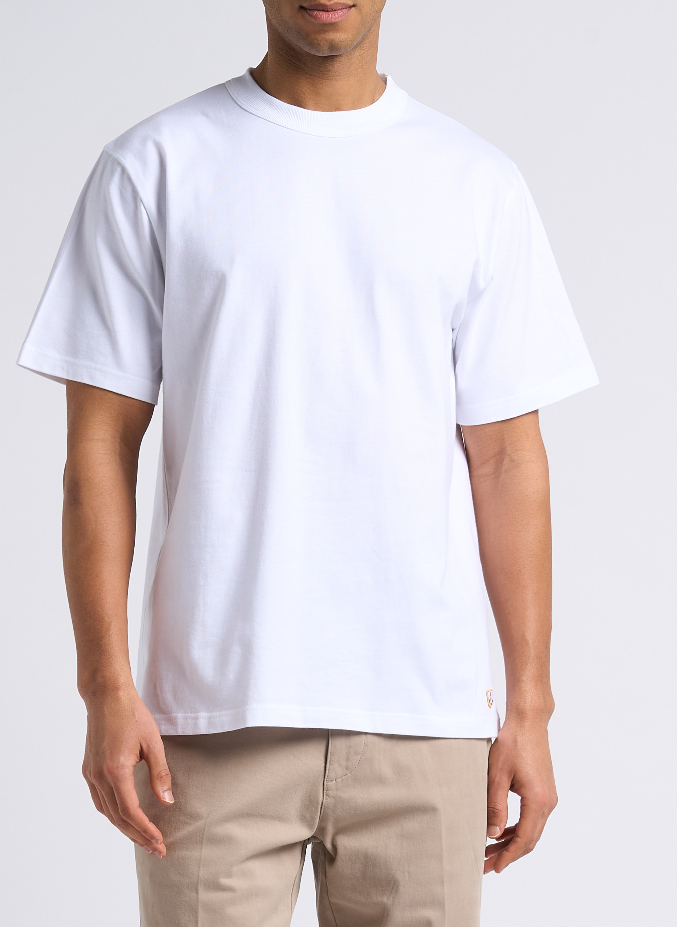 Gerade geschnittenes T-Shirt aus Bio-Baumwolle mit halsnahem Ausschnitt ARMOR LUX