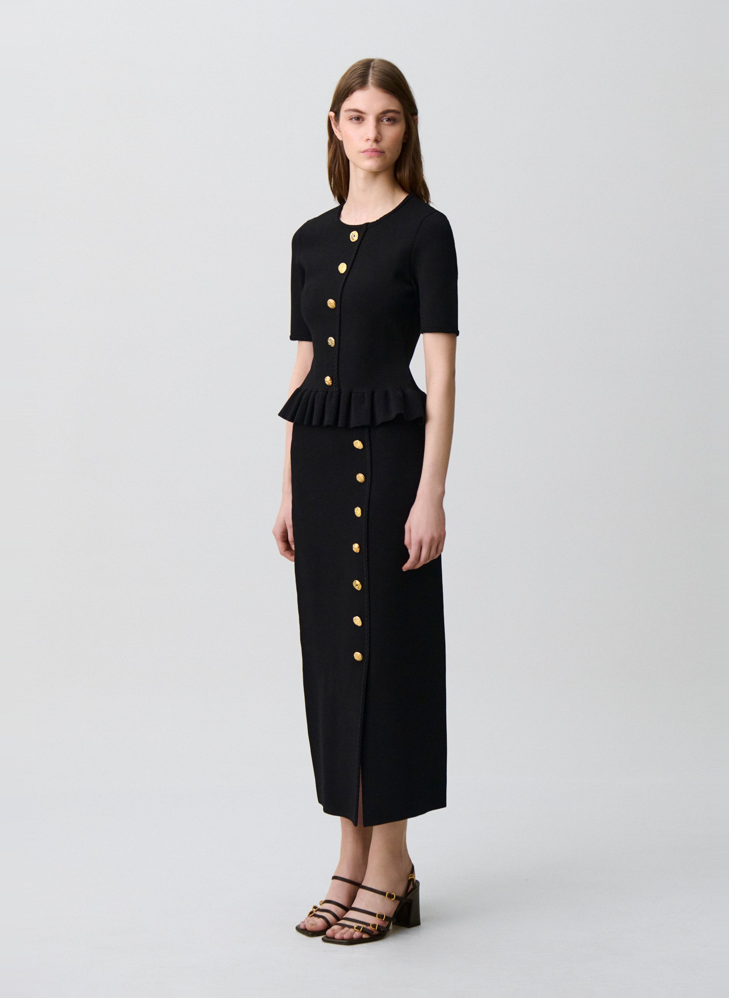 Round-neck top CLAUDIE PIERLOT Black