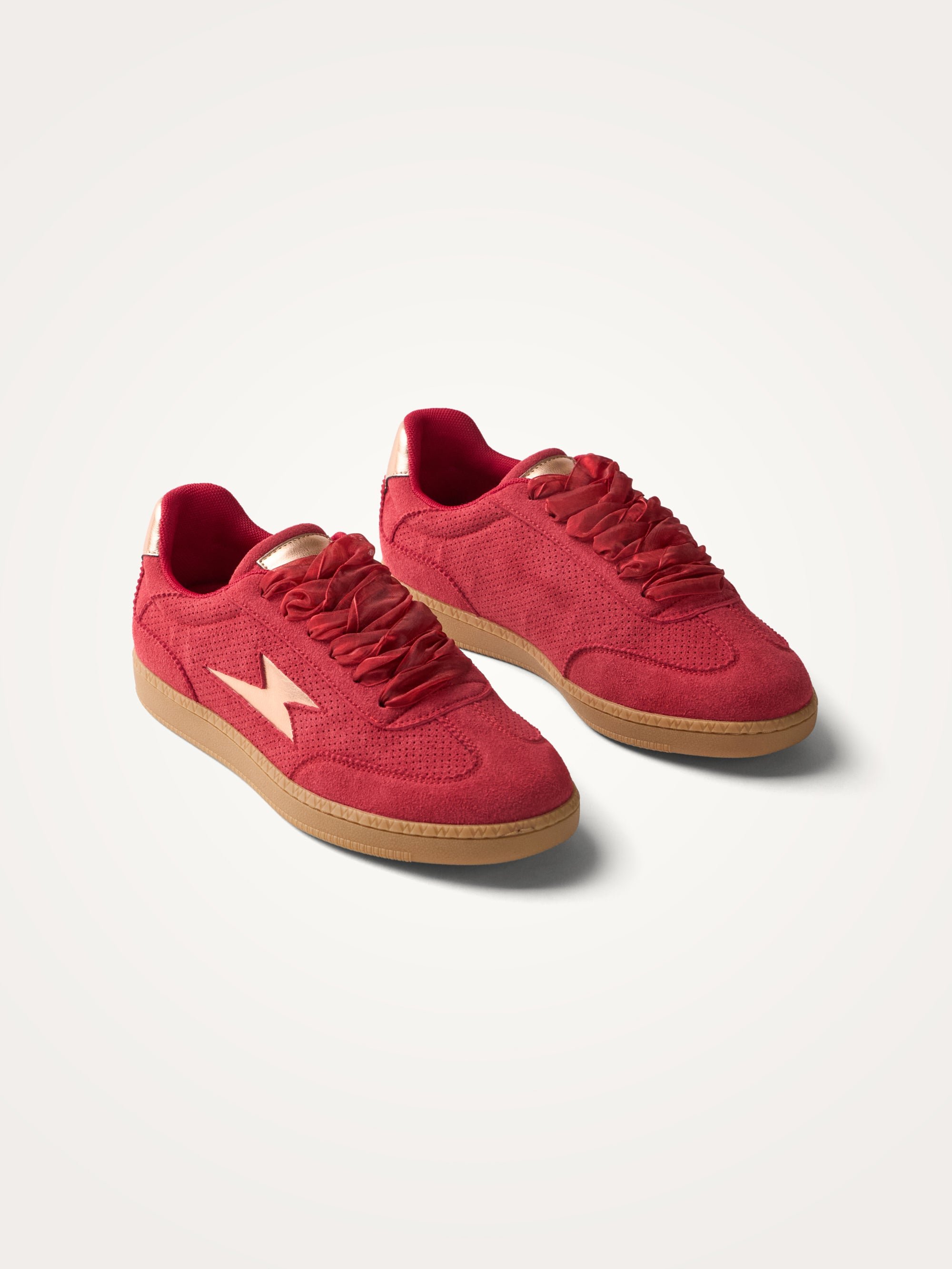 Lightning retro sole sneakers VANESSA WU Red
