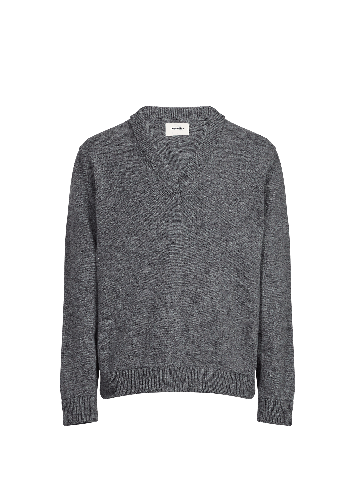 Loose-fit wool V-neck sweater SAISON 1865