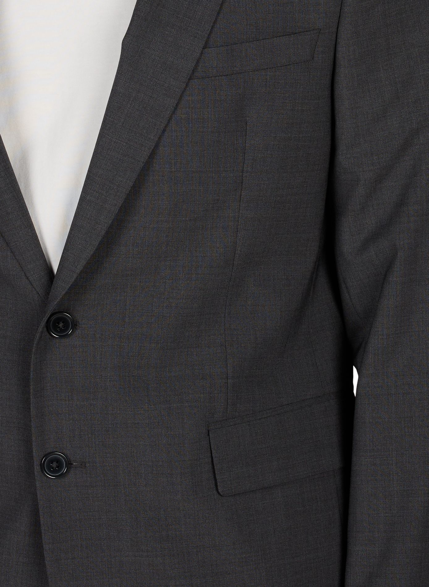 Solid Wool Blend Blazer - Dostum-S V AU PRINTEMPS PARIS Grey