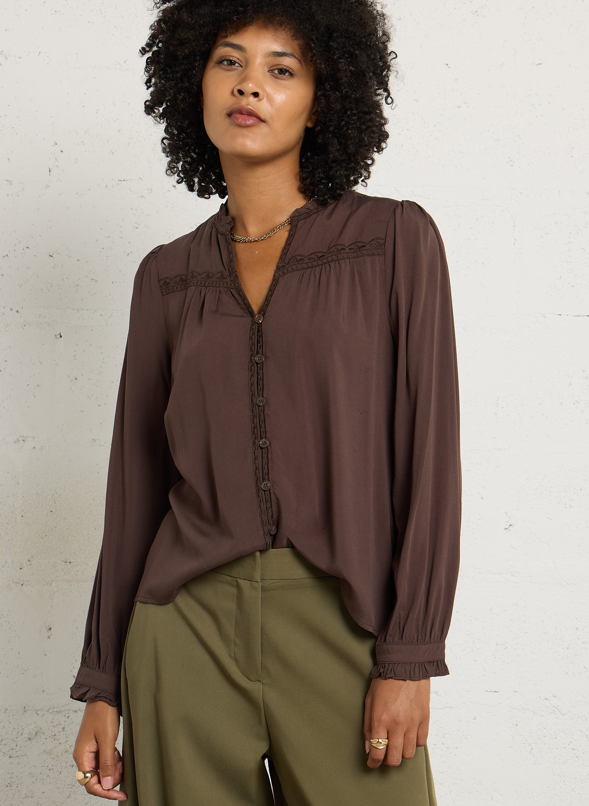 Chemise ample col V LA PETITE ETOILE